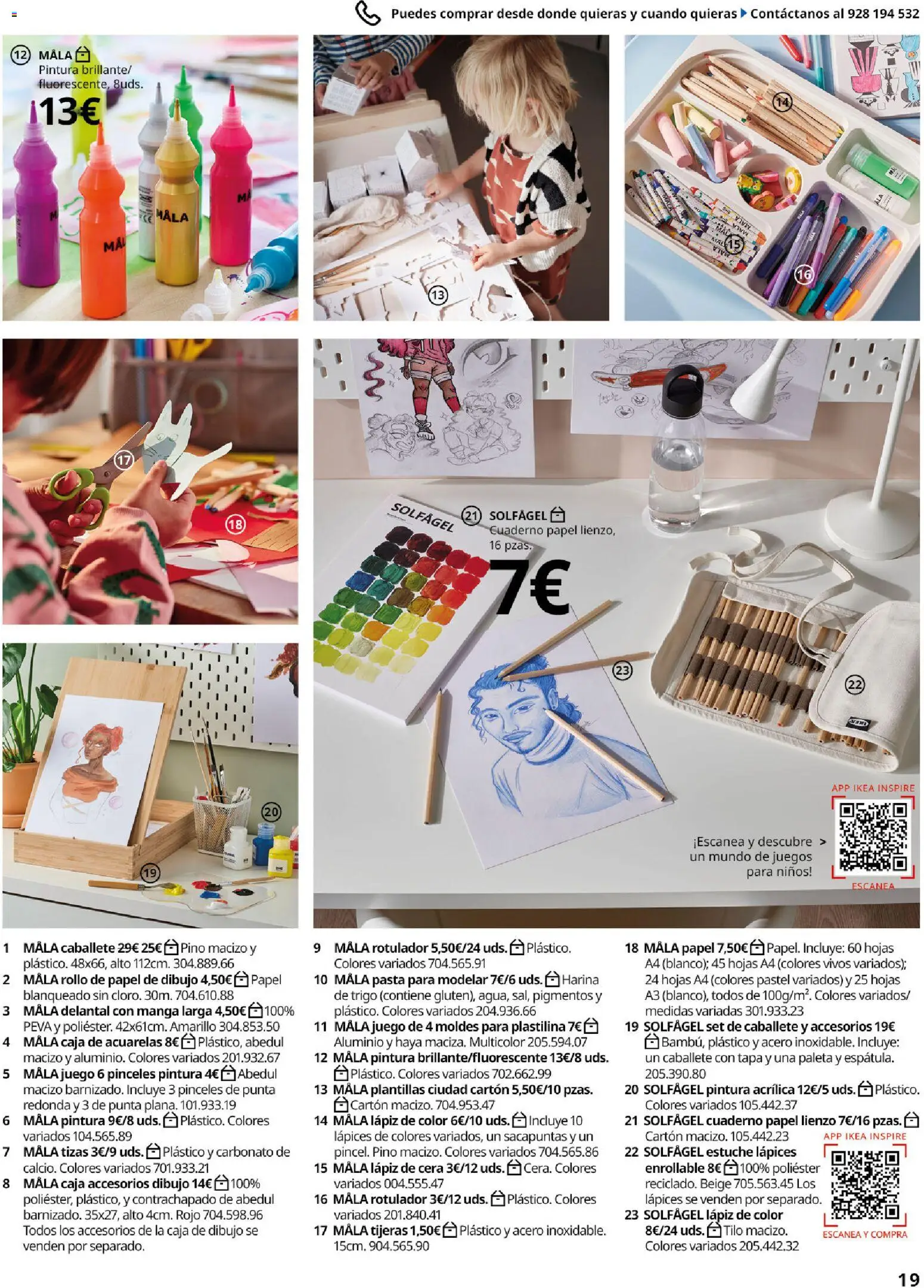 Catálogo IKEA Juguetes │ válido desde el 02.12.2025 | Página: 19 | Productos: Pasta, Sacapuntas, Caja