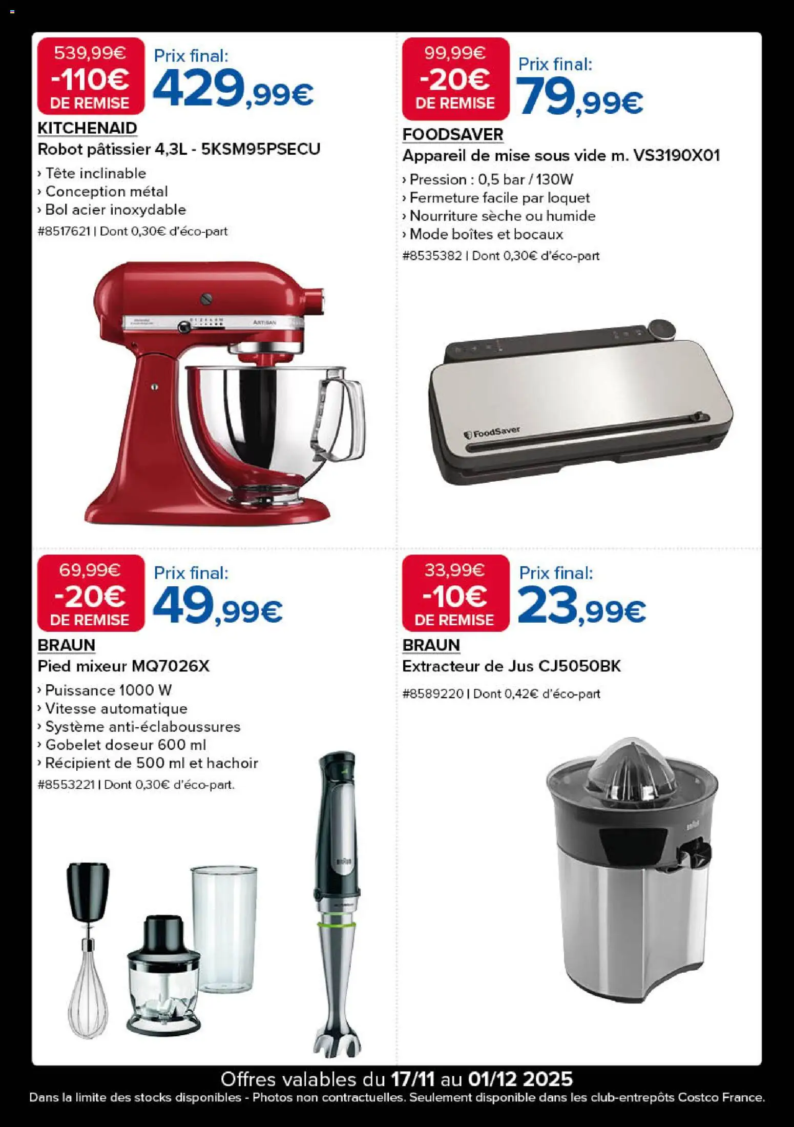 {H1} | Page: 17 | Produits: Mixeur, Appareil de mise sous vide, Bol, Extracteur de jus