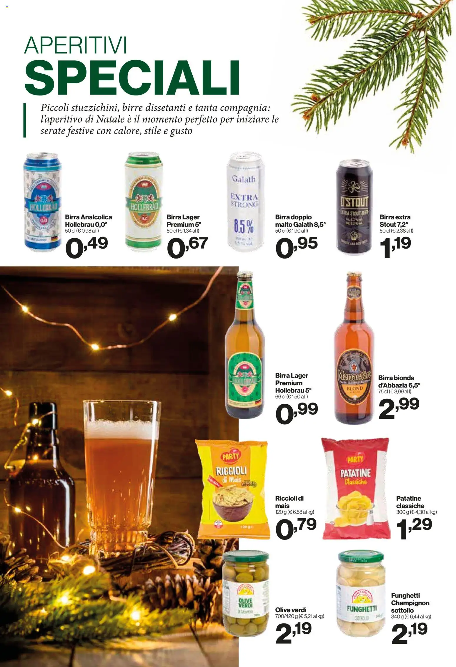 Volantino IN's del 19.11.2025 | Pagina: 12 | Prodotti: Birra, Patatine, Olive, Mais