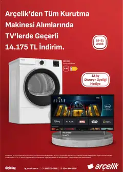 16.12.2025 tarihinden itibaren geçerli olan Arçelik kataloğu önizlemesi | Sayfa: 92