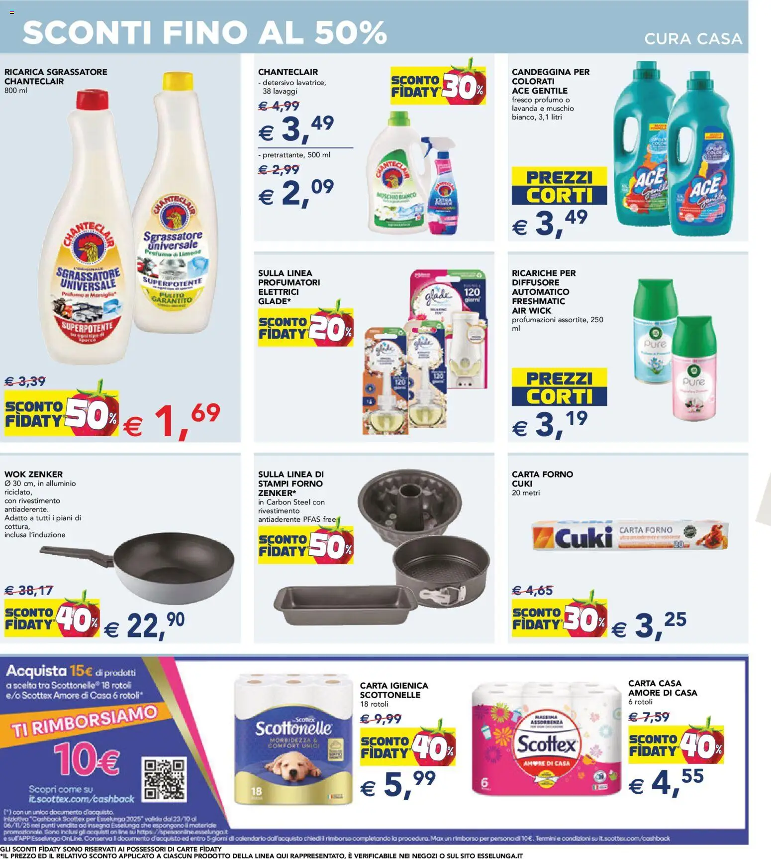 Volantino Esselunga S del 23.10.2025 | Pagina: 14 | Prodotti: Carta igienica, Limone, Forno, Alluminio