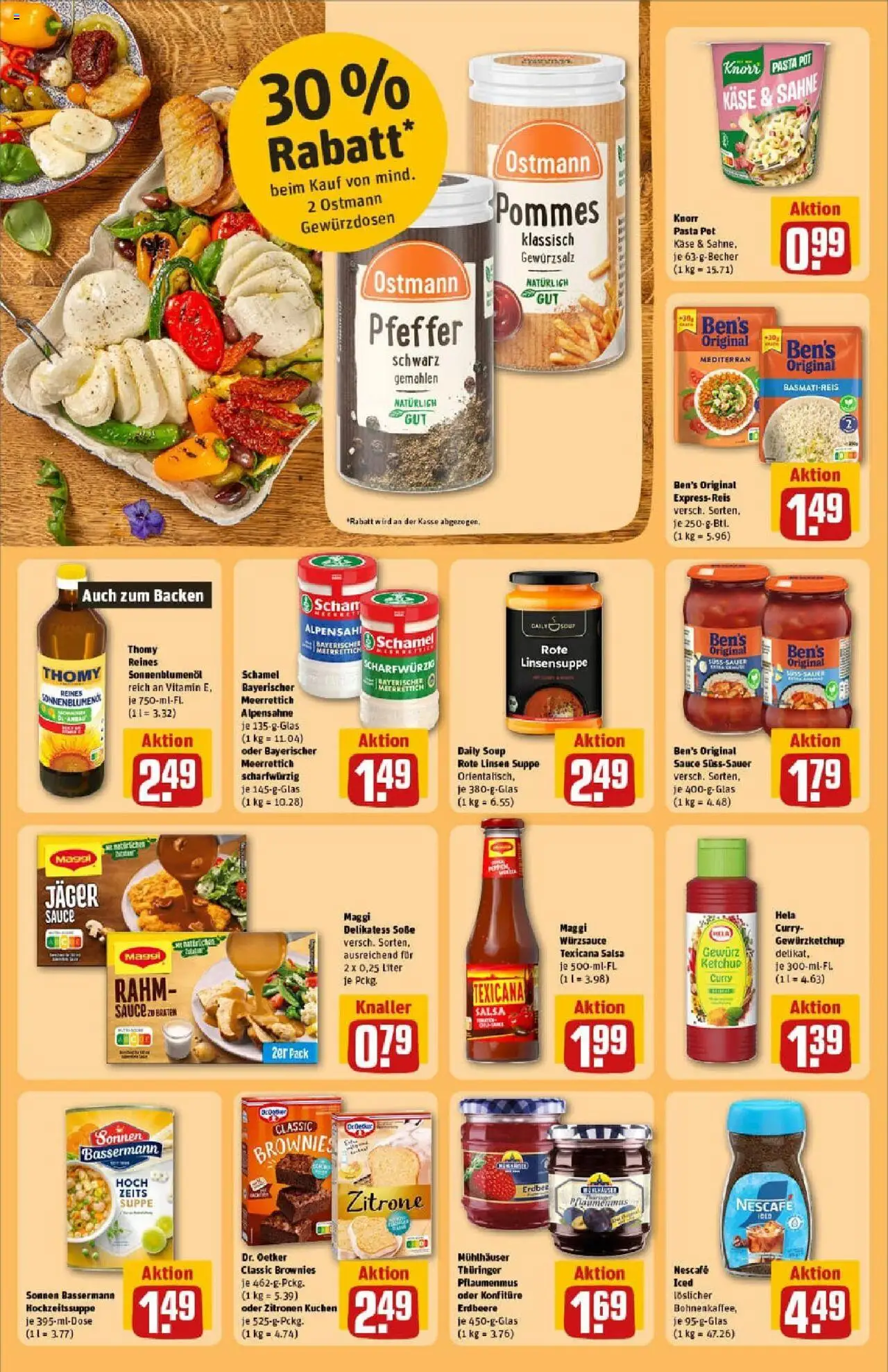 Rewe prospekt Erkelenz	 - gültig ab dem 11.08.2025 | Seite: 22 | Produkte: Käse, Knorr, Soße, Kuchen