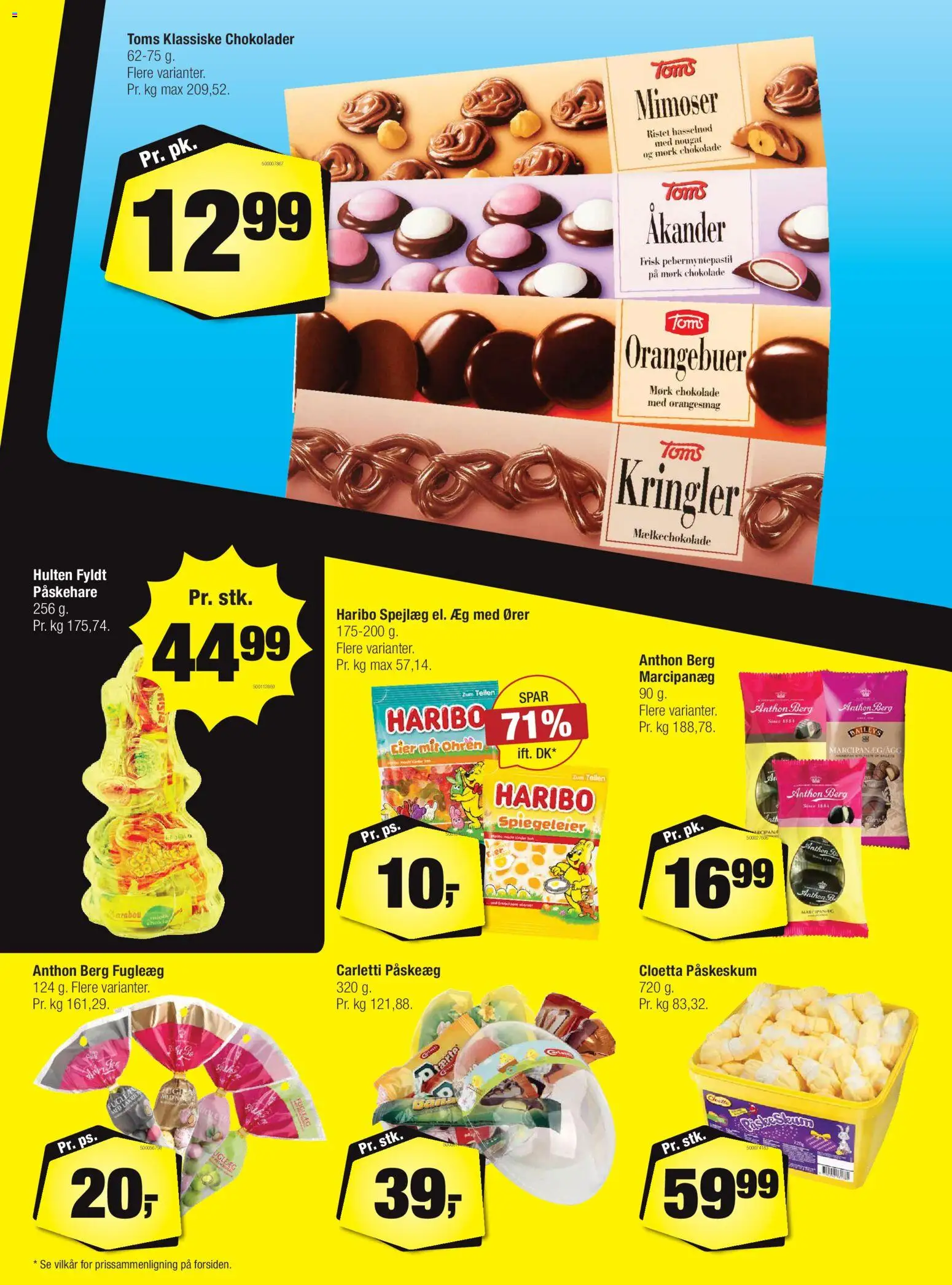 Calle tilbudsavis – gyldig fra 28.01.2026 | Side: 9 | Produkter: Amendoins, Æg, Marcipan, Nougat