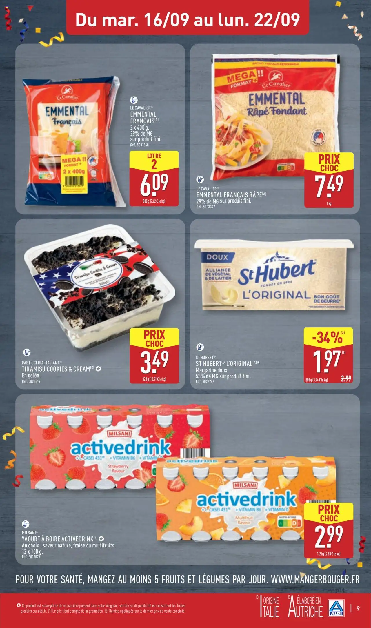  | Page: 12 | Produits: Fraise, Cookies, Alliance, Yaourt