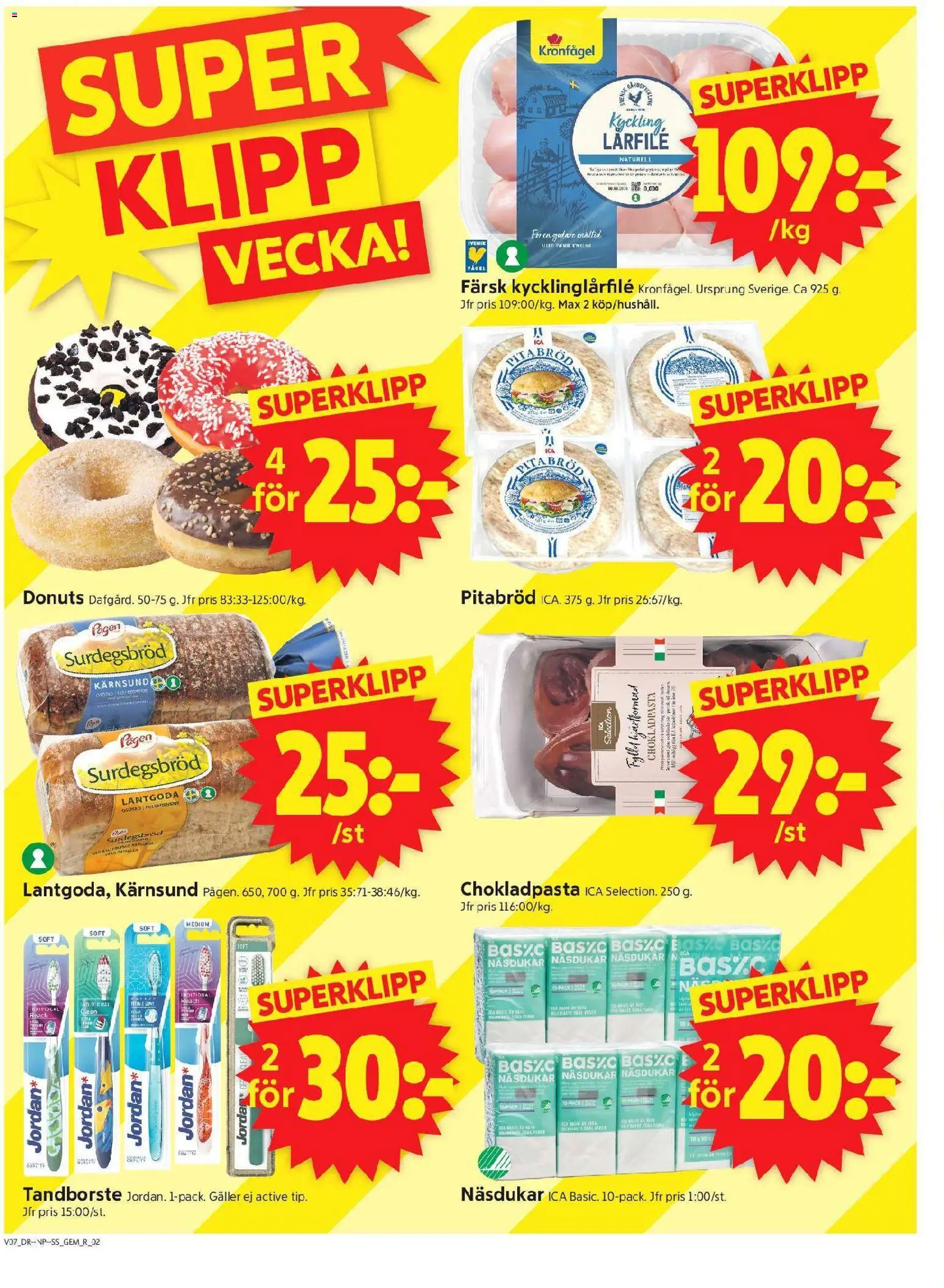 ICA Supermarket reklamblad aktuell från 09.02.2026 | Sida: 2