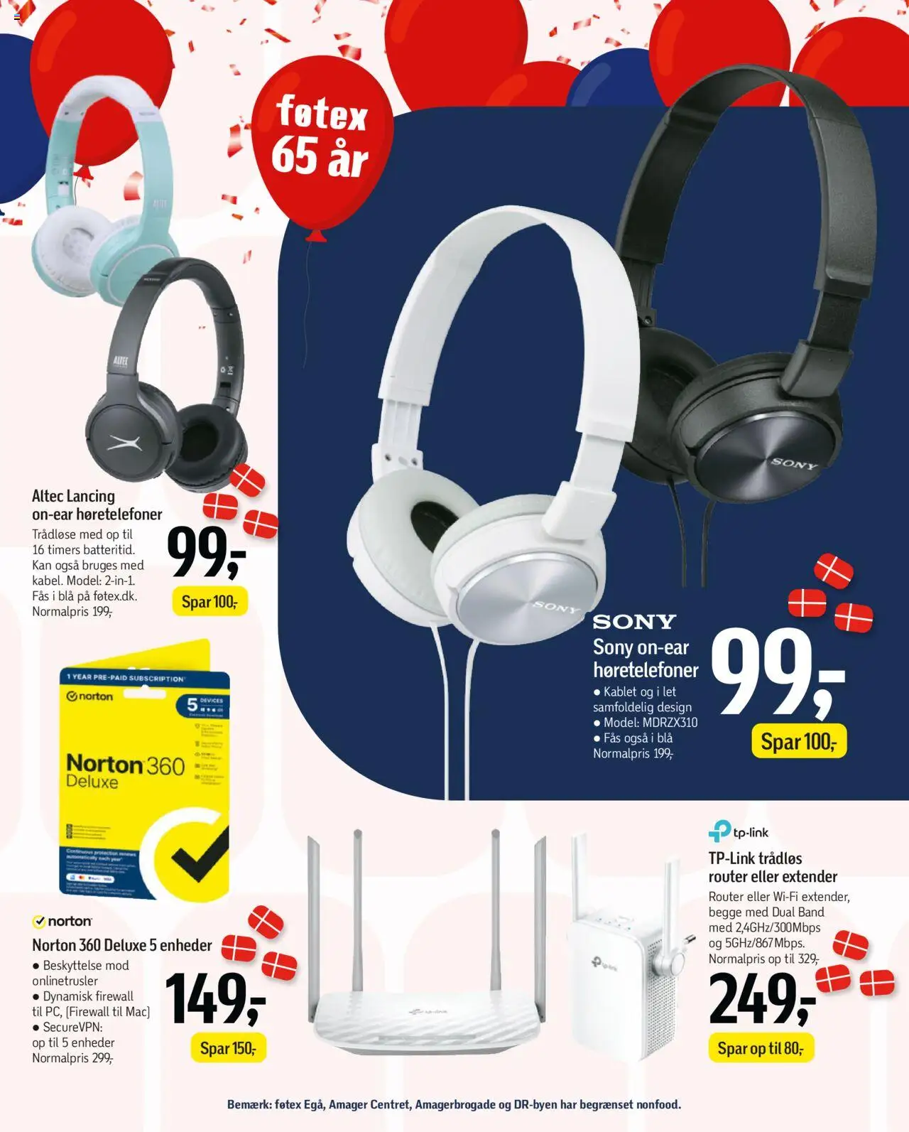 Føtex tilbudsavis – gyldig fra 03.10.2025 | Side: 69 | Produkter: Firewall, Høretelefoner, Router