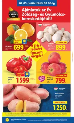 Kaliforniai paprika, /kg - amely érvényes a következő dátumtól: 05.02.2026 | Oldal: 2