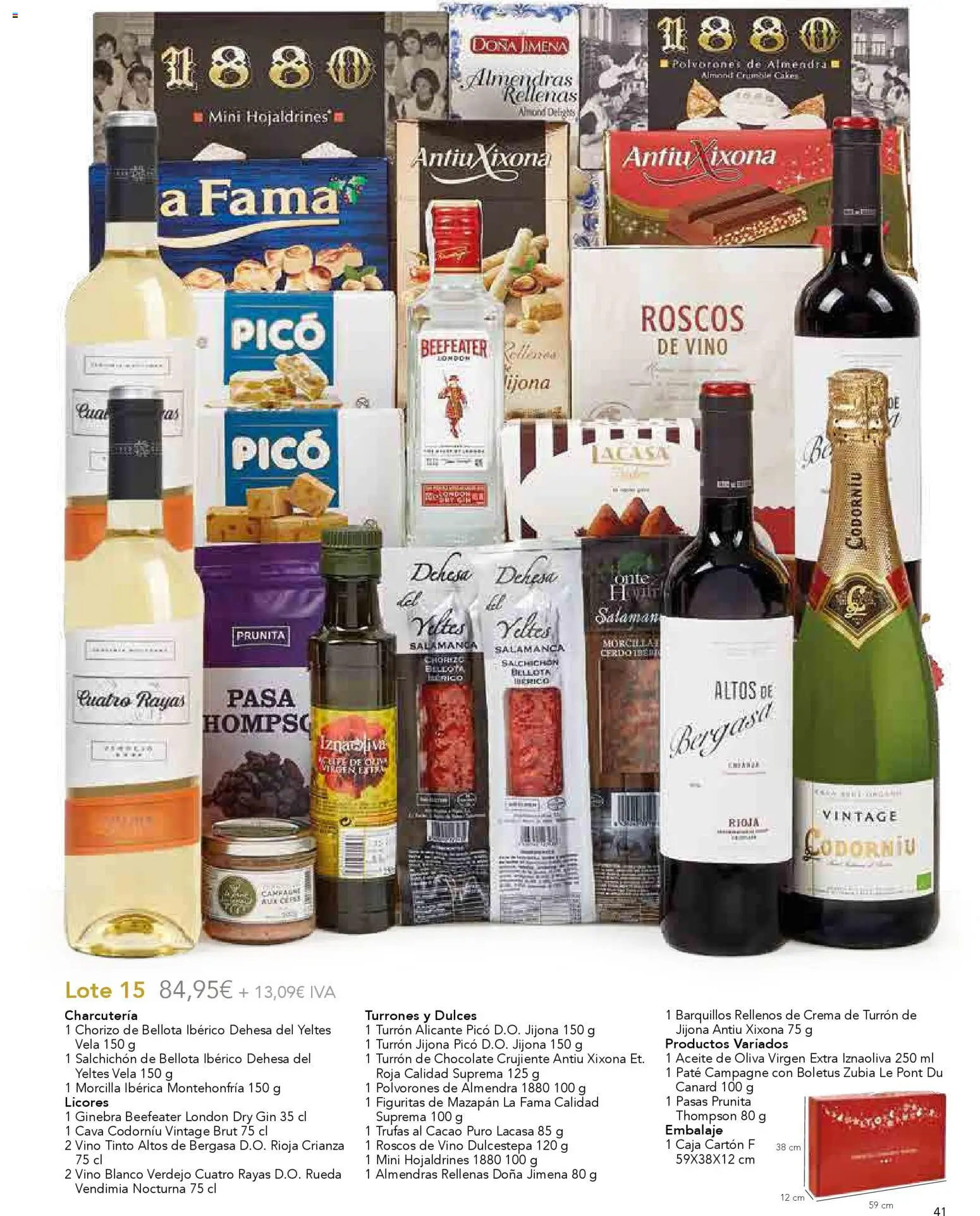 Lupa Supermercados Regalar en Navidad │ válido desde el 03.11.2025 | Página: 43 | Productos: Aceite, Ginebra, Crema, Aceite de oliva