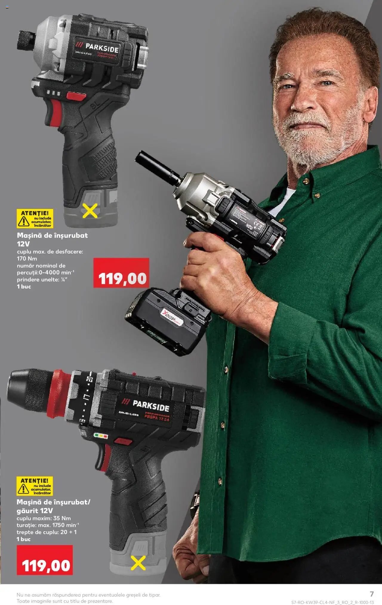 Kaufland RO akciós ujság - amely érvényes a következő dátumtól: 24.09.2025 | Oldal: 7 | Termékek: Parkside
