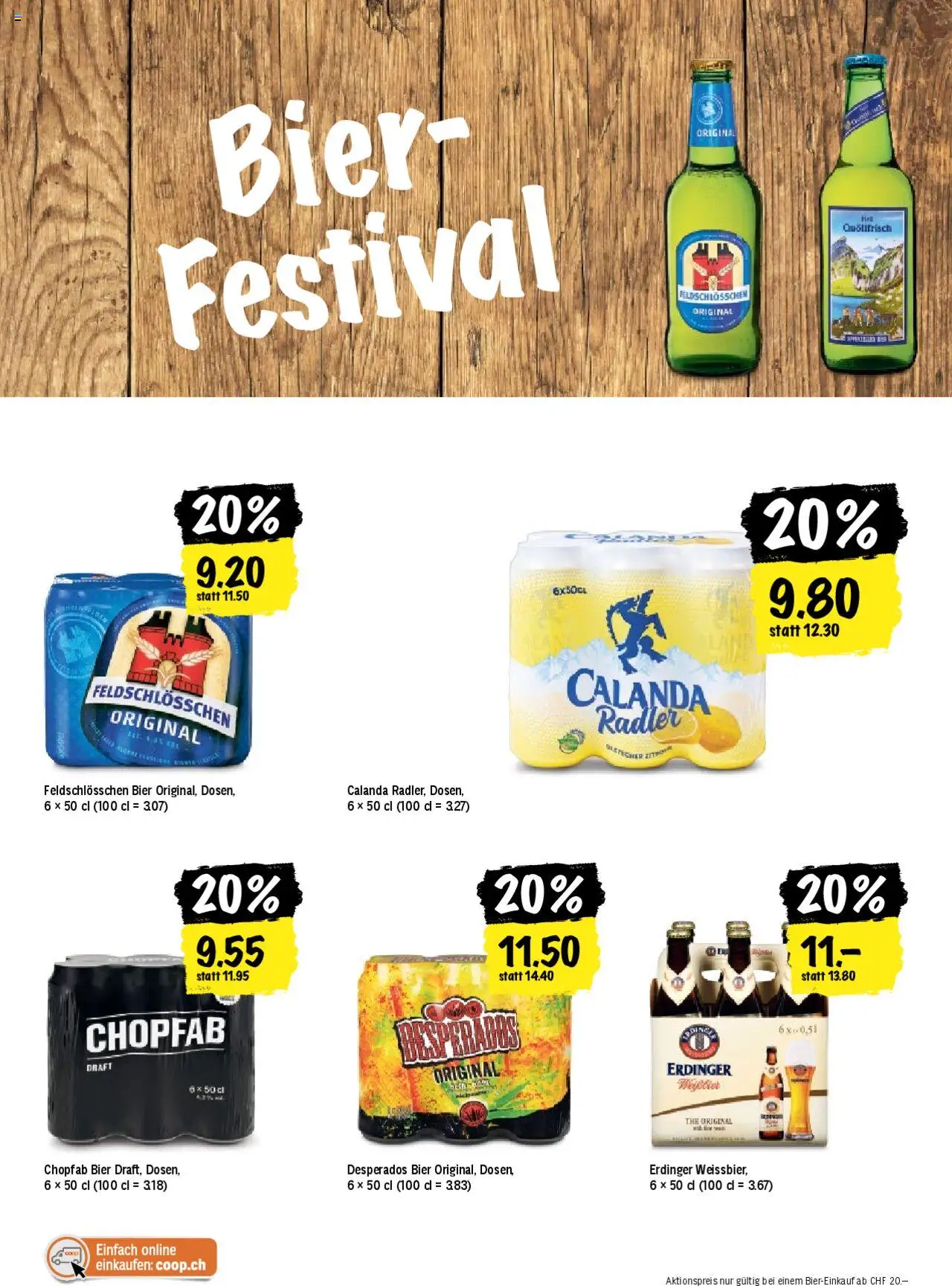 Coop Magazin ab 03.07.2025 | Seite: 42 | Produkte: Weißbier, Bier, Zitrone
