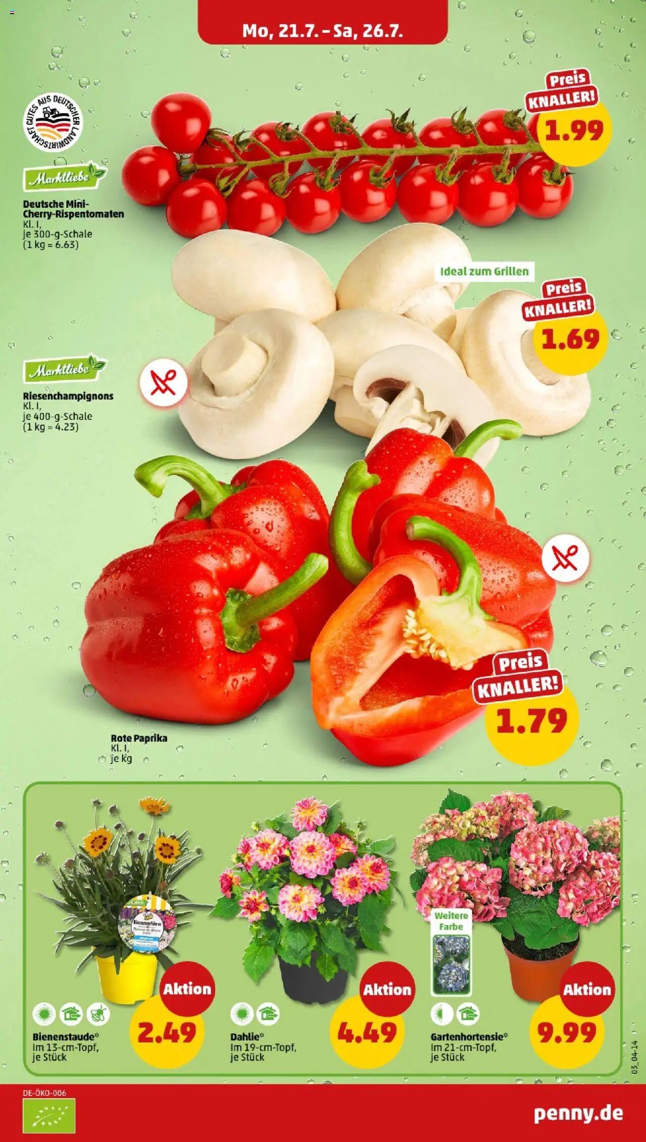 Penny - Bayern  - gültig ab dem 21.07.2025 | Seite: 3 | Produkte: Paprika