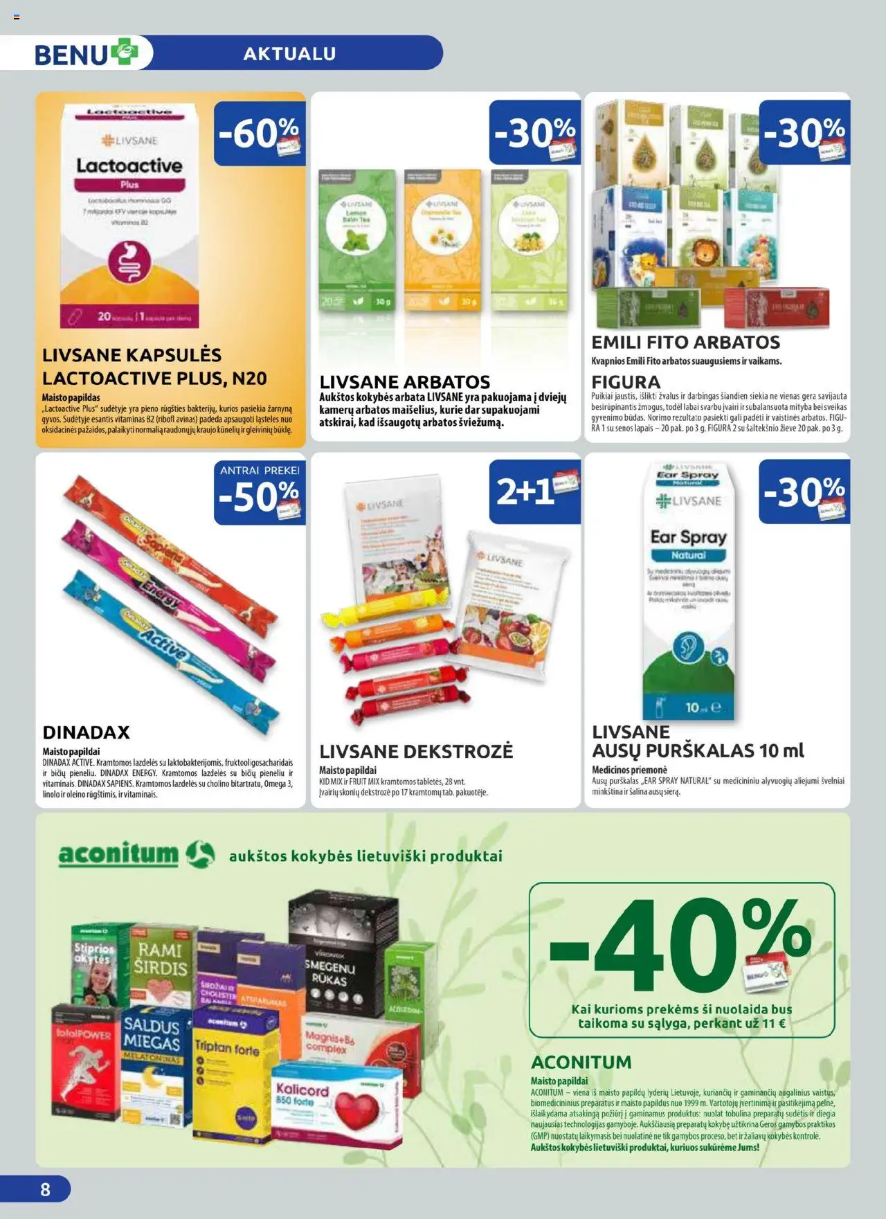 BENU - Leidinys│galioja nuo 01.08.2025 | Puslapis: 8 | Prekių: Arbata