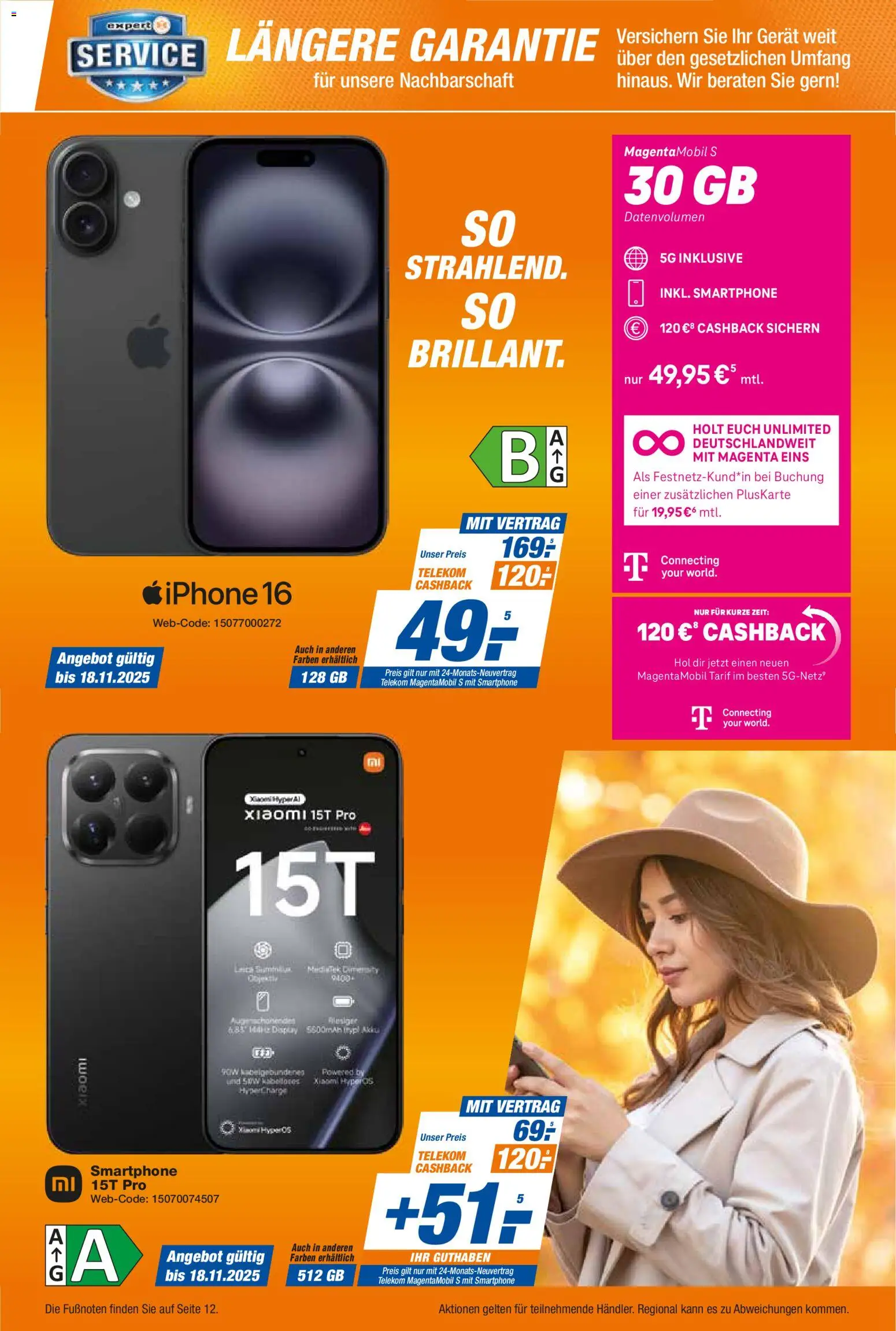 Expert Smarthphone Highlights im November – gültig ab 01.11.2025 | Seite: 3 | Produkte: Xiaomi, Smartphone