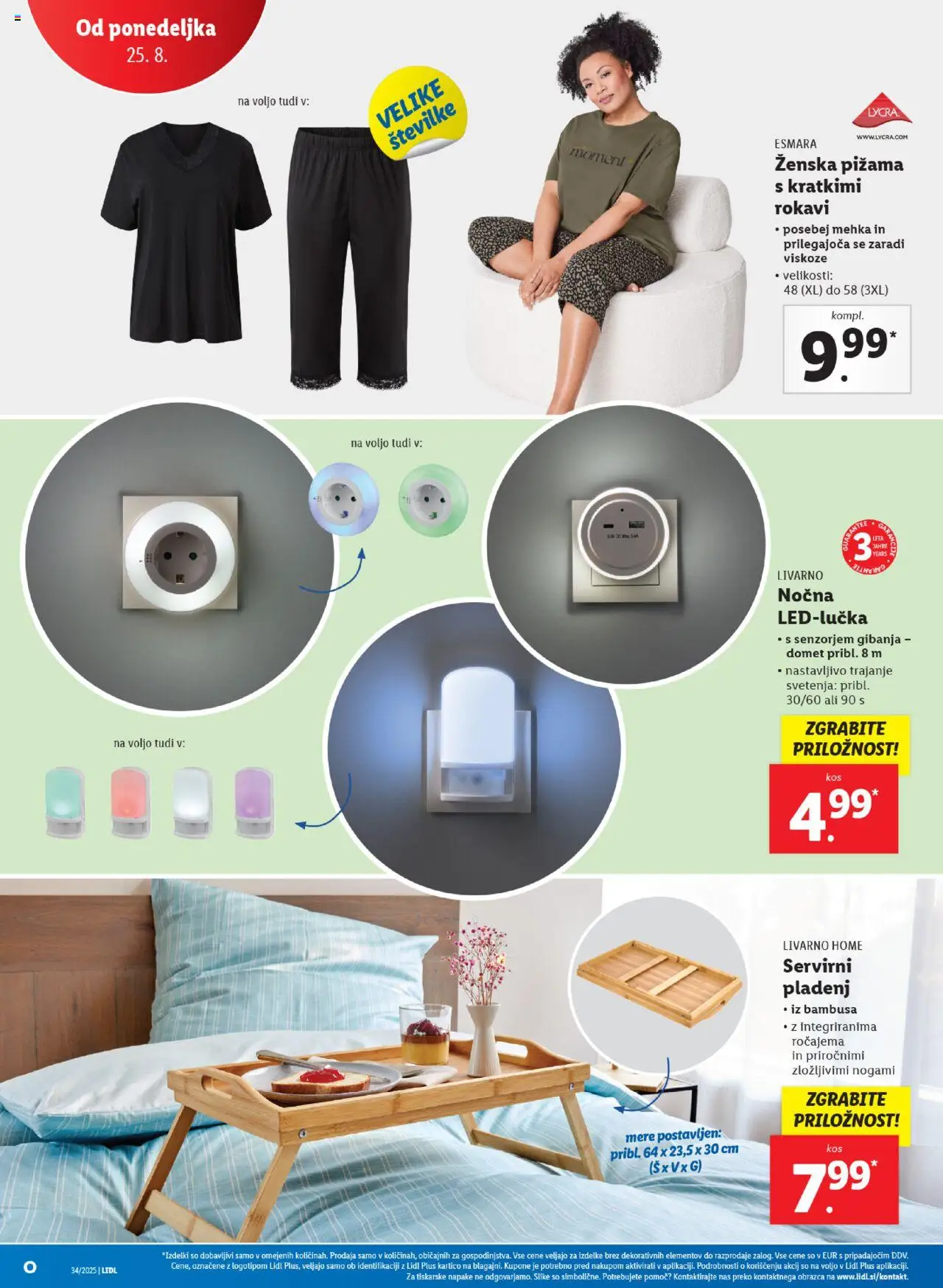 Lidl katalog │ velja od 21.08.2025 | Stran: 50 | Izdelki: Pižama