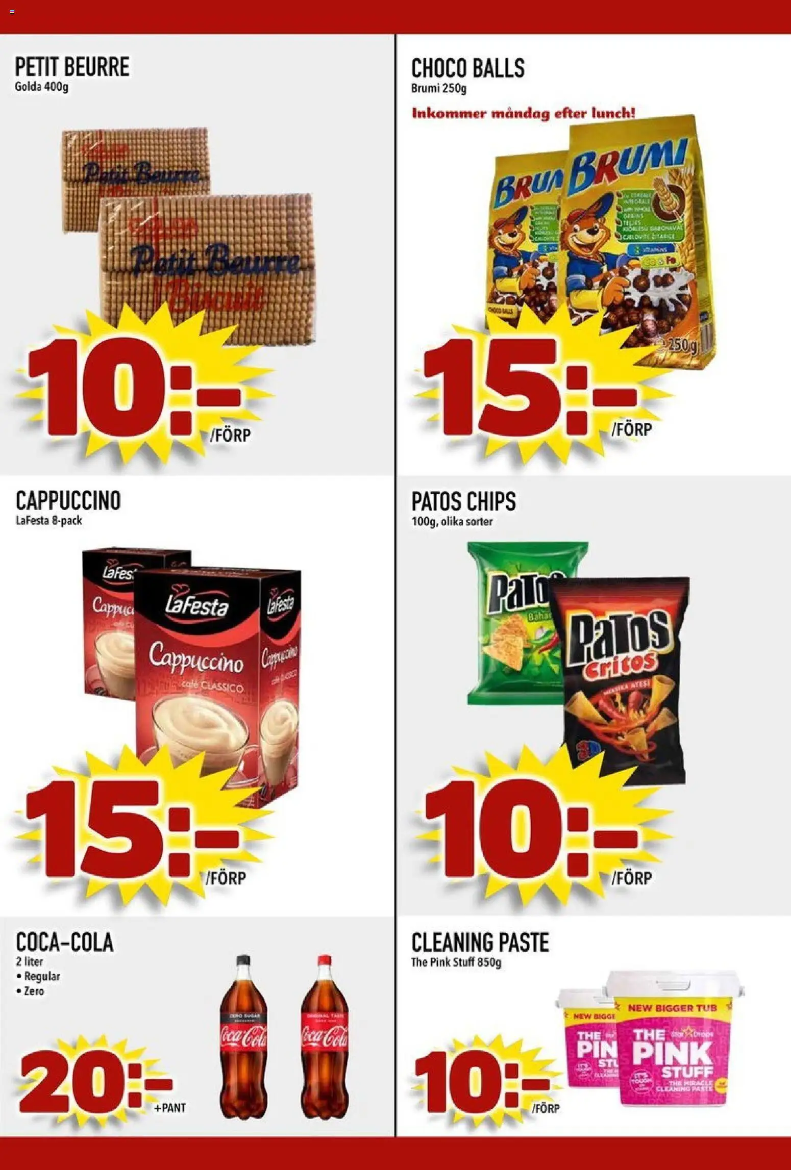 Din Mat reklamblad aktuell från 01.12.2025 | Sida: 3 | Produkter: Chips, Coca cola