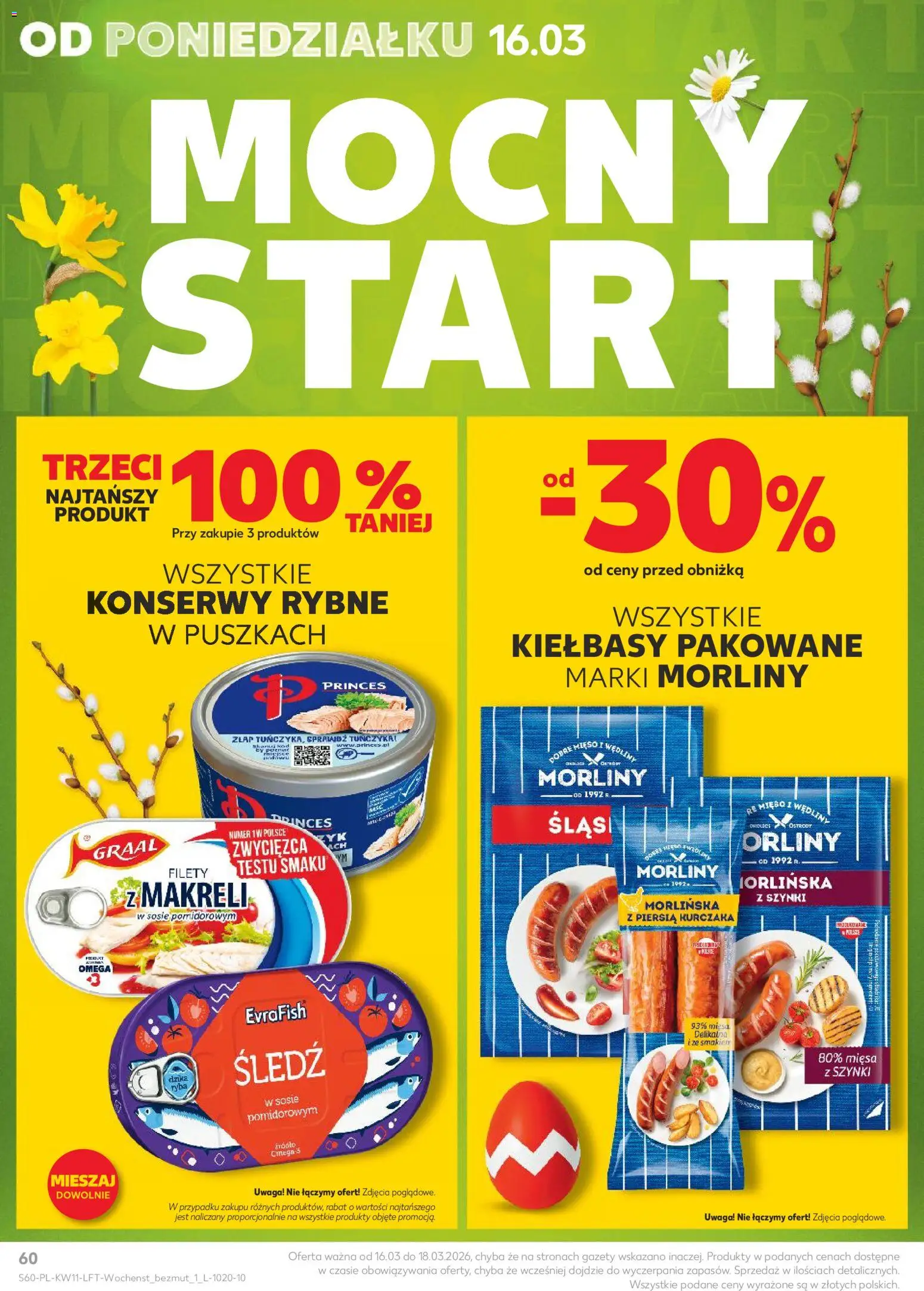 Kaufland gazetka od 12.03.2026 | Strona: 60 | Produkty: Śledź, Mięso, Wędliny