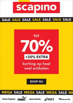 Scapino - Sale 20% extra  - Voorbeeld van een folder van Scapino, geldig van 03.02.2026