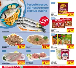 Anteprima del volantino Volantino Eurospar	 valido a partire dal 04.12.2025 | Pagina: 16 | Prodotti: Provolone, Patatine, Patate, Branzino
