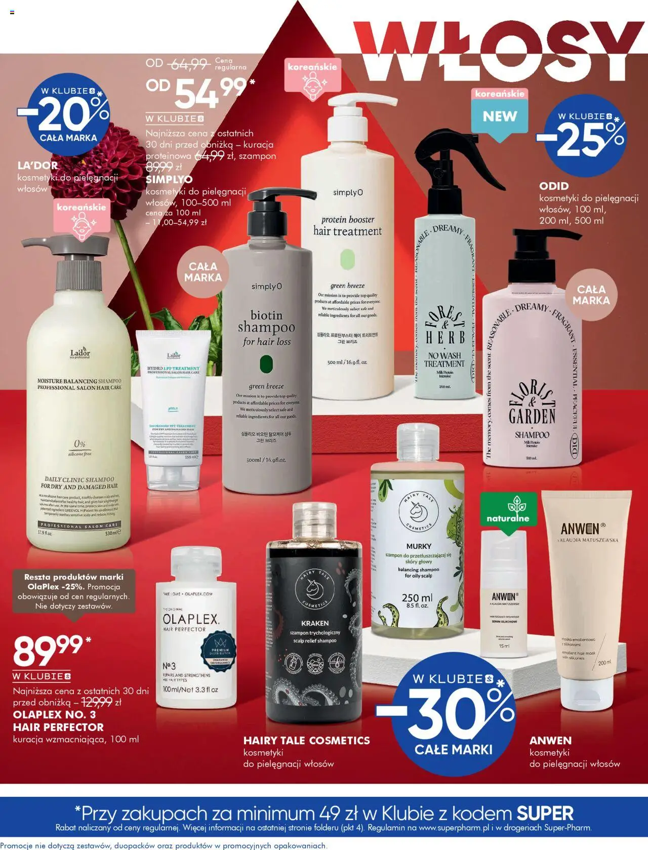 Super-pharm Gazetka - Jesień od 18.09.2025 | Strona: 23 | Produkty: Top, Kosmetyki, Szampon