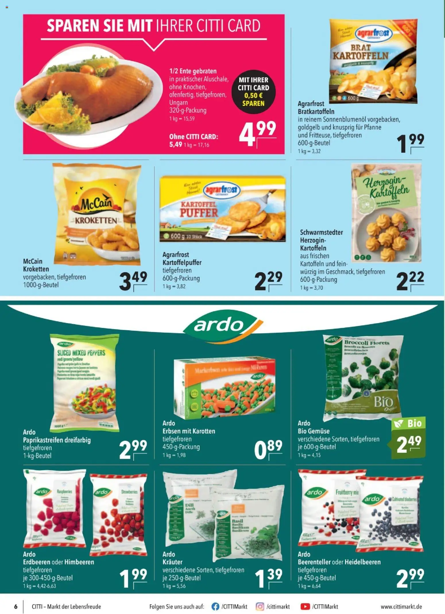 CITTI tilbudsavis – gyldig fra 04.03.2026 | Side: 6 | Produkter: Broccoli, Basilikum