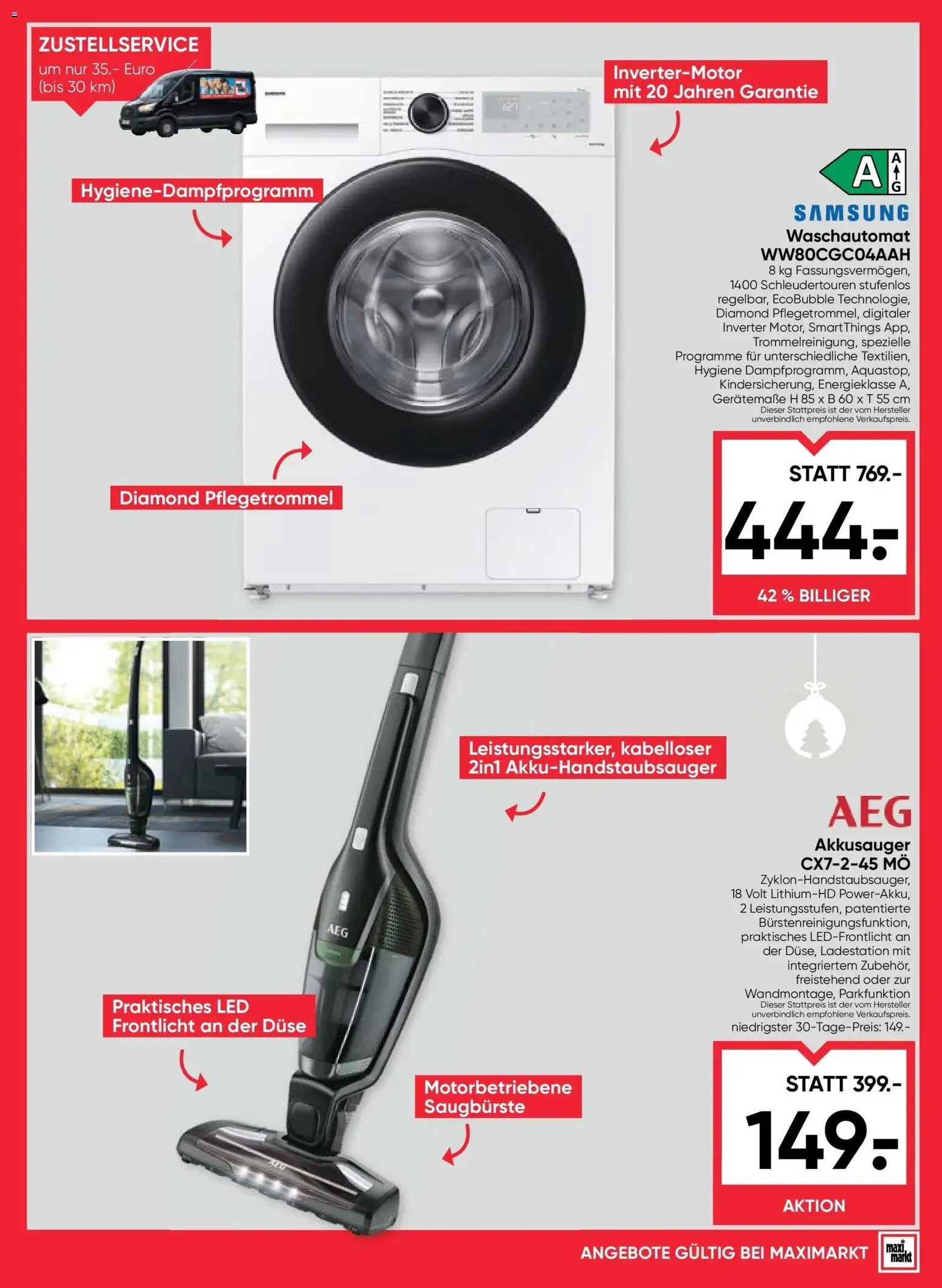 Maximarkt Haid, Linz gültig ab 11.12.2025 | Seite: 29 | Produkte: Samsung