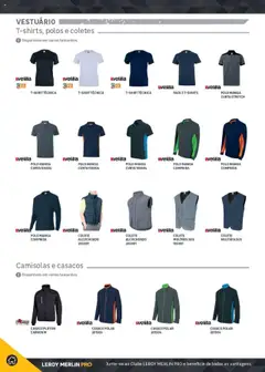 Pré-visualização Leroy Merlin Catálogo válido de 18.11.2024 | Página: 382 | Produtos: Casaco, Polos, Colete