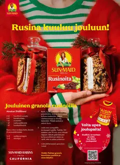 K-Supermarket-mainoslehti voimassa 03.12.2025 alkaen | Sivu: 12 | Tuotteet: Mantelit, Oliiviöljy, Granola, Pähkinät