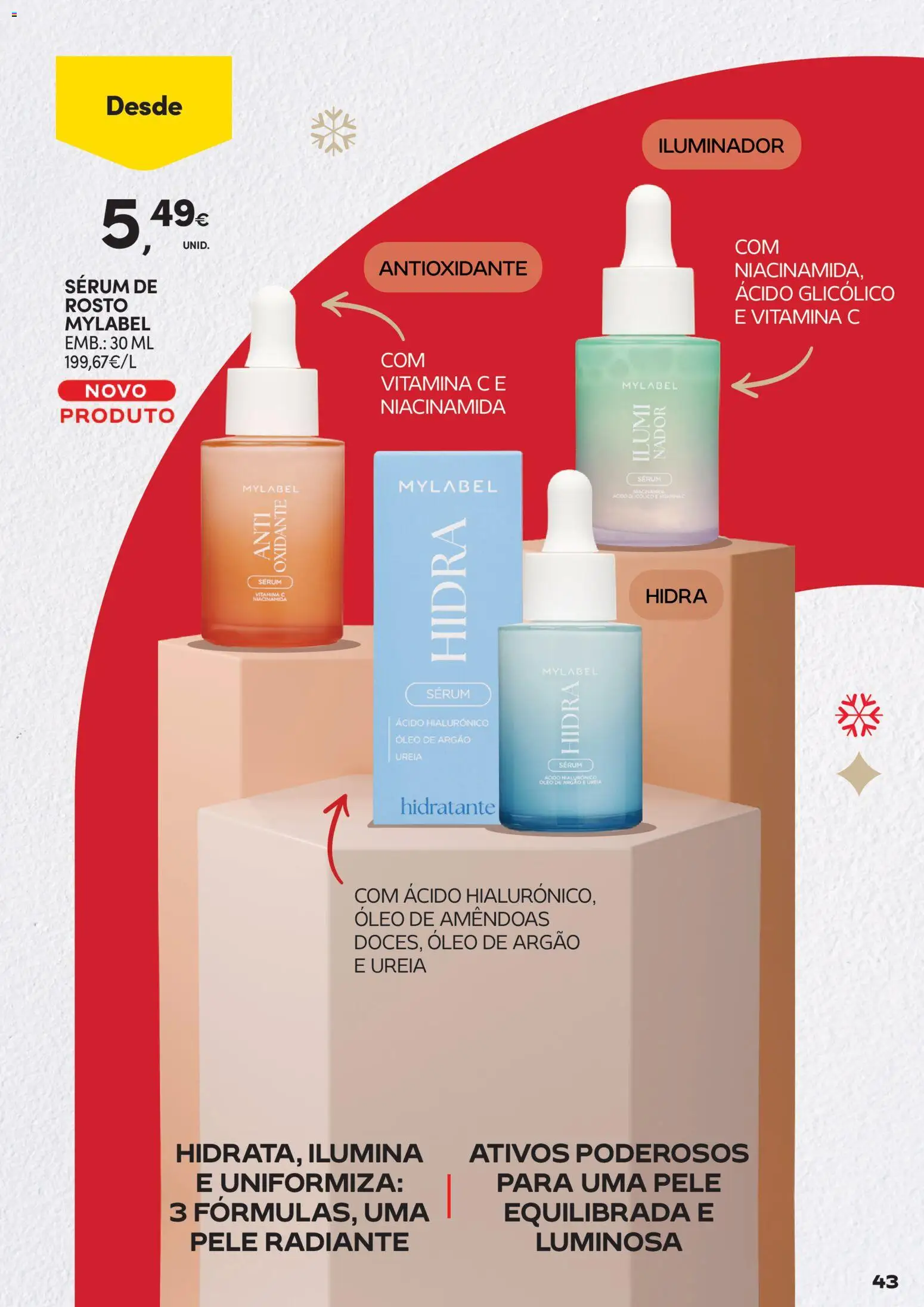 Continente - Cabazes de Natal │ válido de 11.11.2025 | Página: 43 | Produtos: Iluminador, Amêndoas, Sérum, Vitamina c