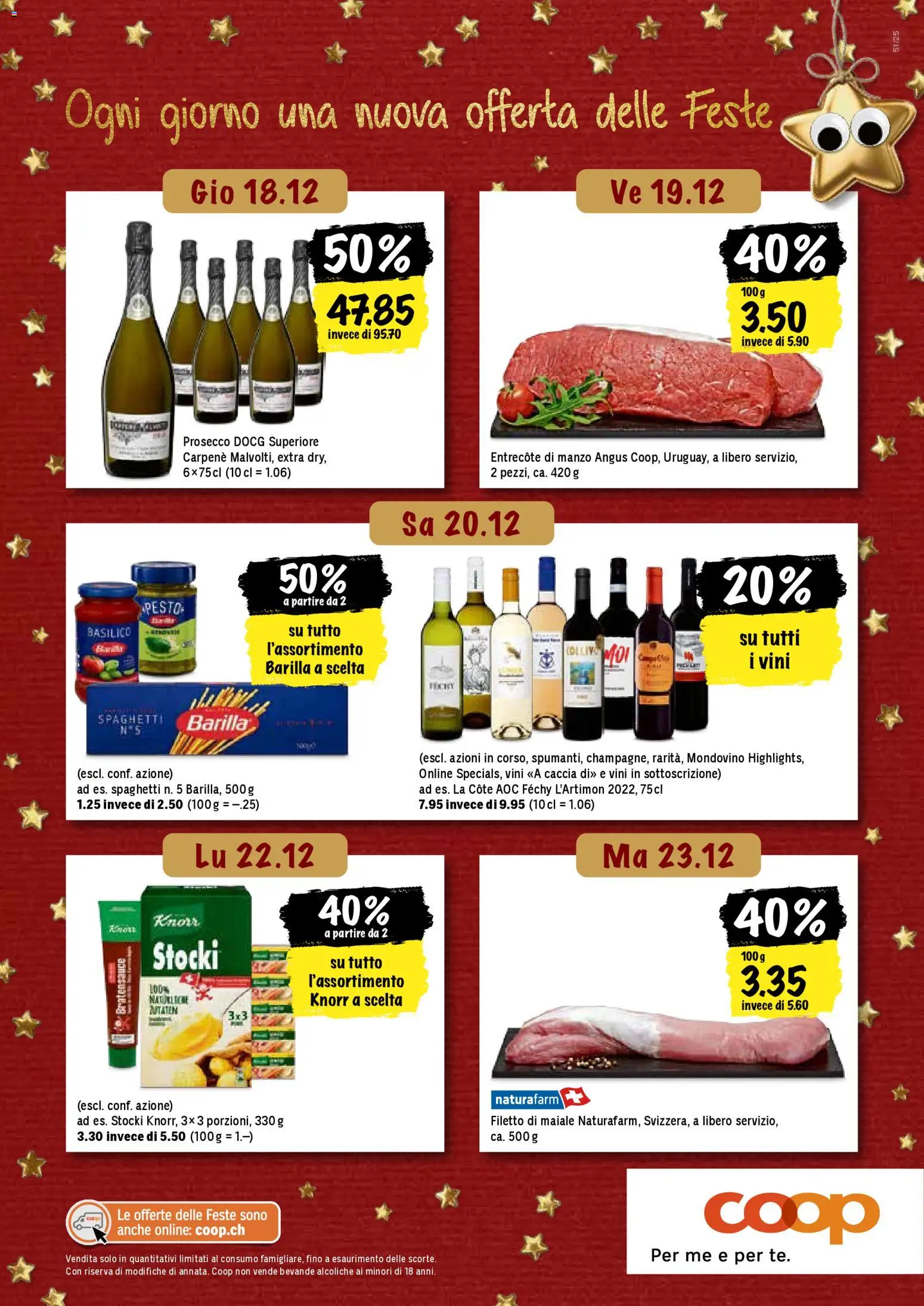 Coop - Una settimana di azioni – gültig ab 18.12.2025 | Seite: 20 | Produkte: Barilla, Pasta