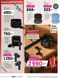 Elon - erbjudanden - Förhandsvisning av reklamblad från butik Elon aktuell från 08.12.2025 | Sida: 4 | Produkter: Batteri