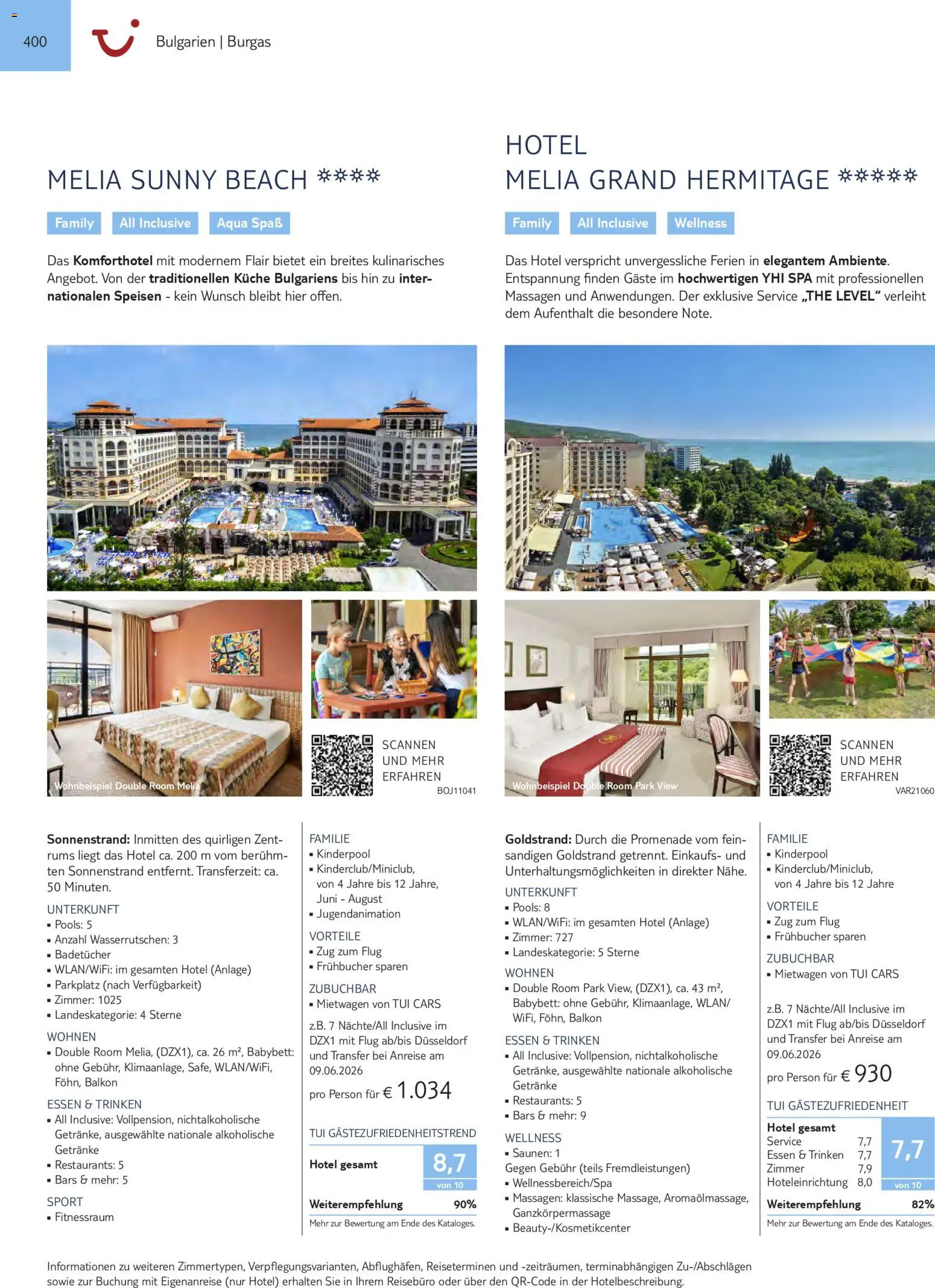 Aida  Südeuropa & Nordafrika 2026/27 – gültig ab 01.01.2026 | Seite: 400 | Produkte: Babybett, Küche