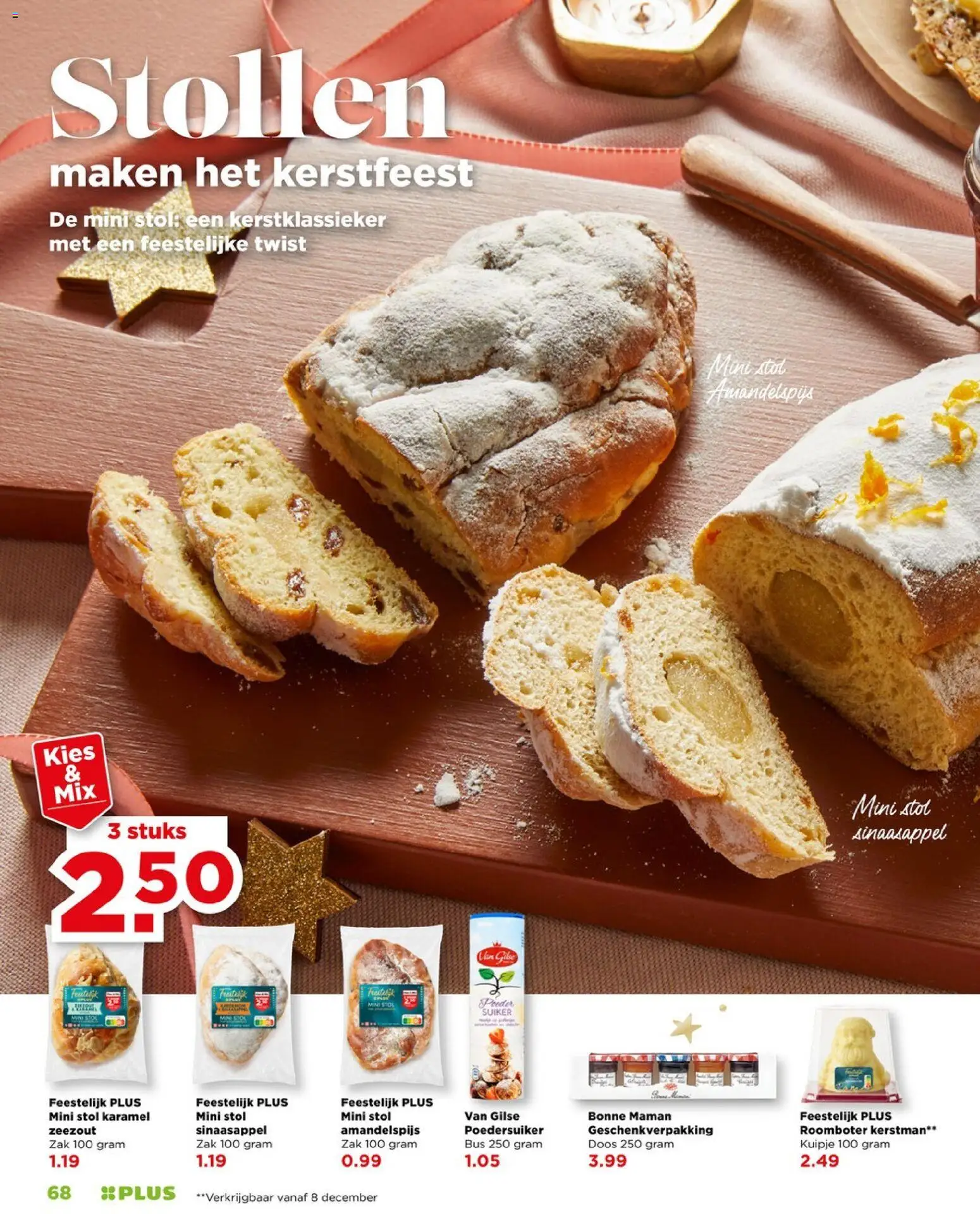 {H1} | Pagina: 68 | Producten: Waffelini, Roomboter, Zak, Zeezout