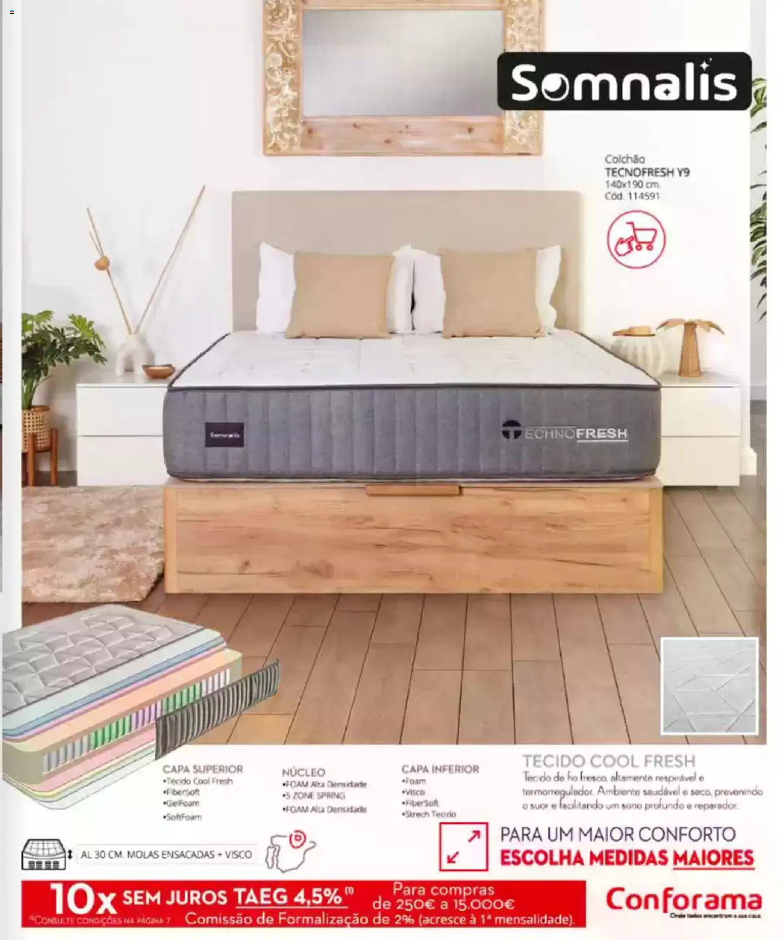 Conforama Camitis │ válido de 05.02.2026 | Página: 59 | Produtos: Colchão