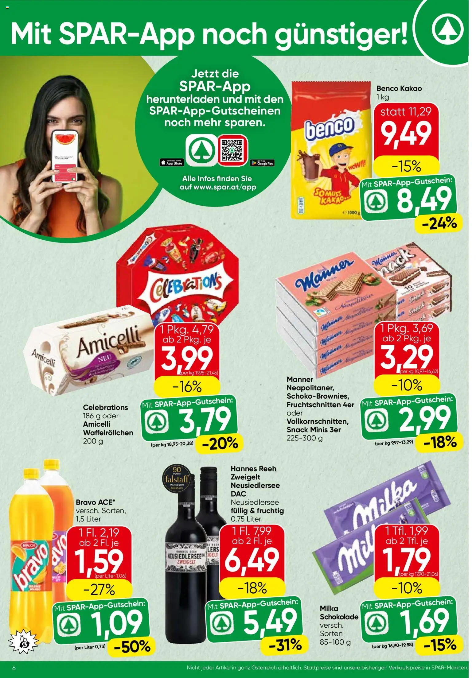 Spar Flugblatt - Oberösterreich gültig ab 04.12.2025 | Seite: 6 | Produkte: Schokolade
