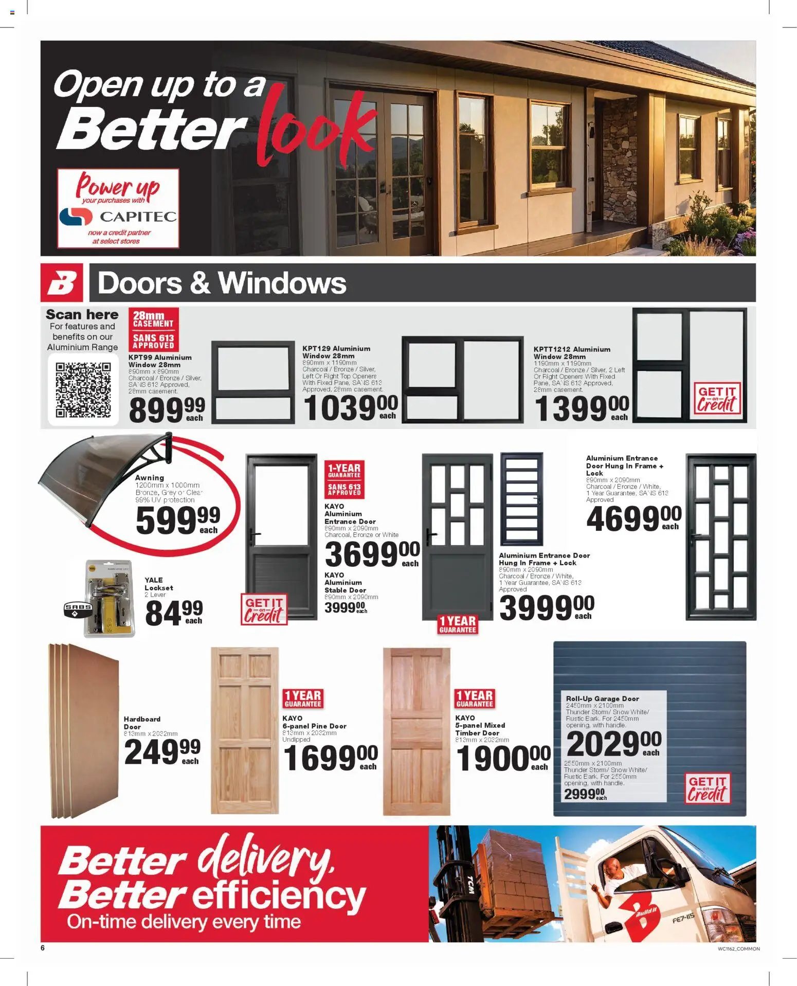 New Build It catalogue – valid from 24.02.2026 | Page: 6 | Products: Frame, Stable door, Lock