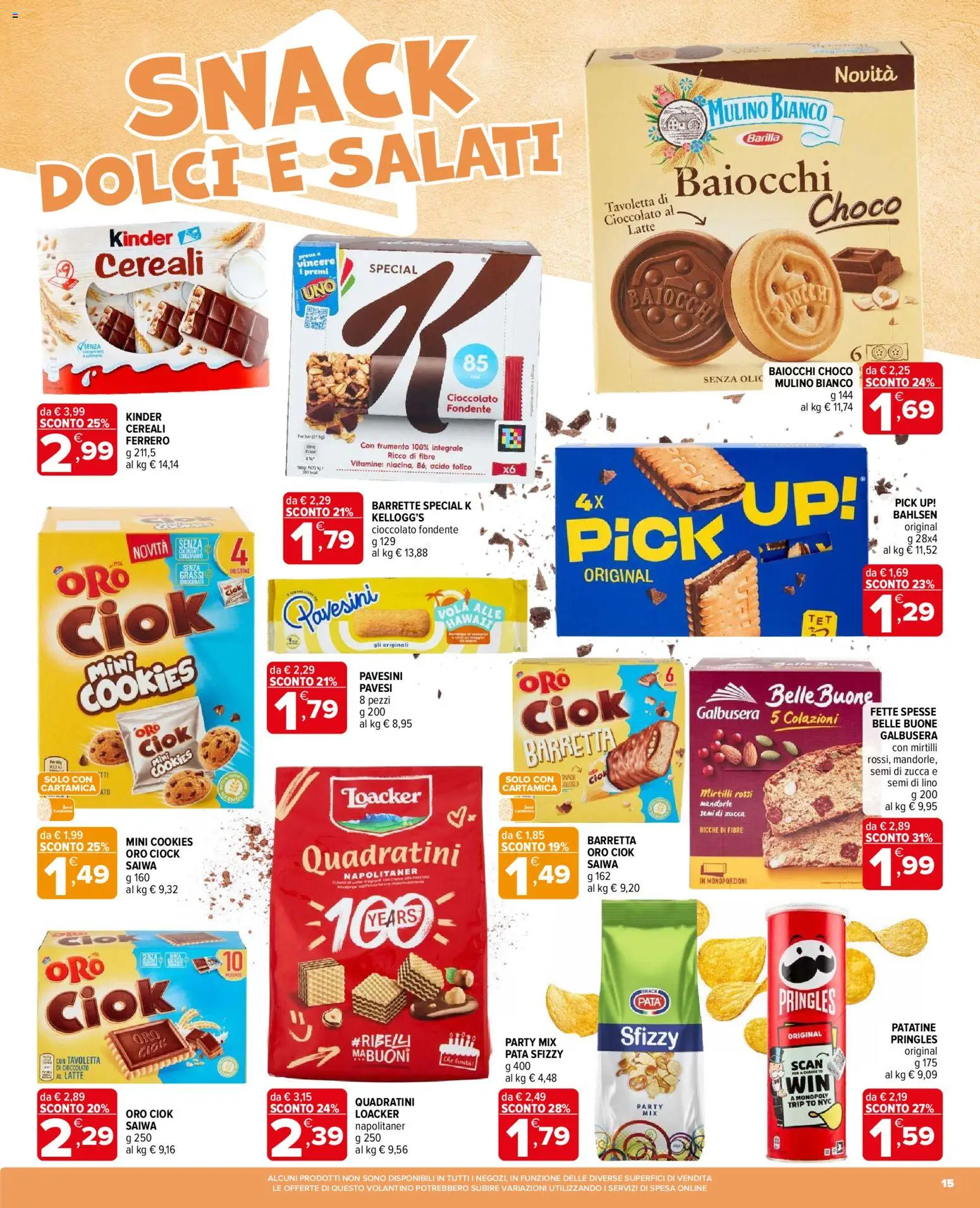 Volantino Iperal del 04.02.2026 | Pagina: 15 | Prodotti: Cereali, Latte, Mandorle, Mirtilli