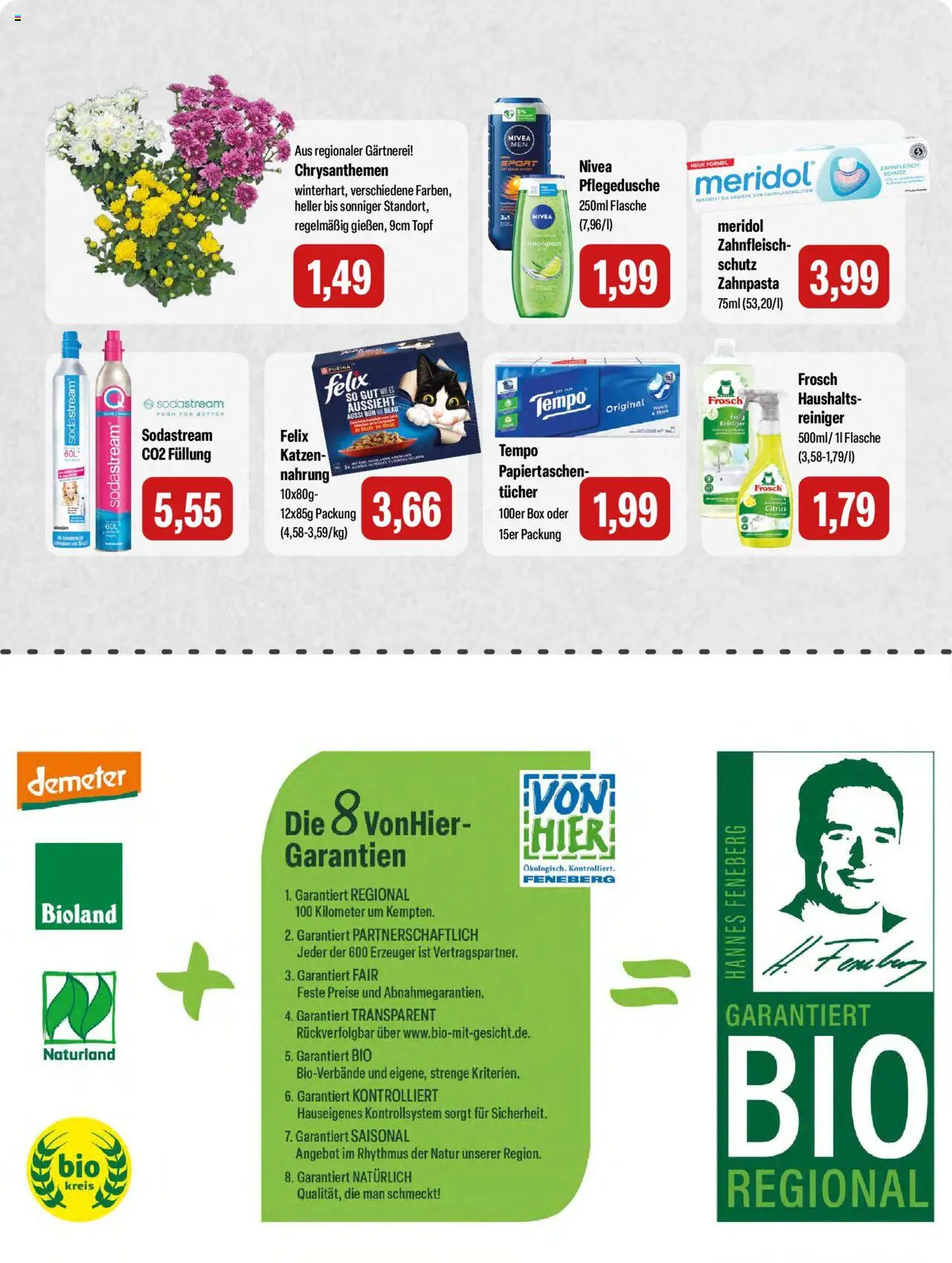 Feneberg Angebote - gültig ab dem 07.08.2025 | Seite: 15 | Produkte: Box, Zahnpasta, Tempo, Sodastream