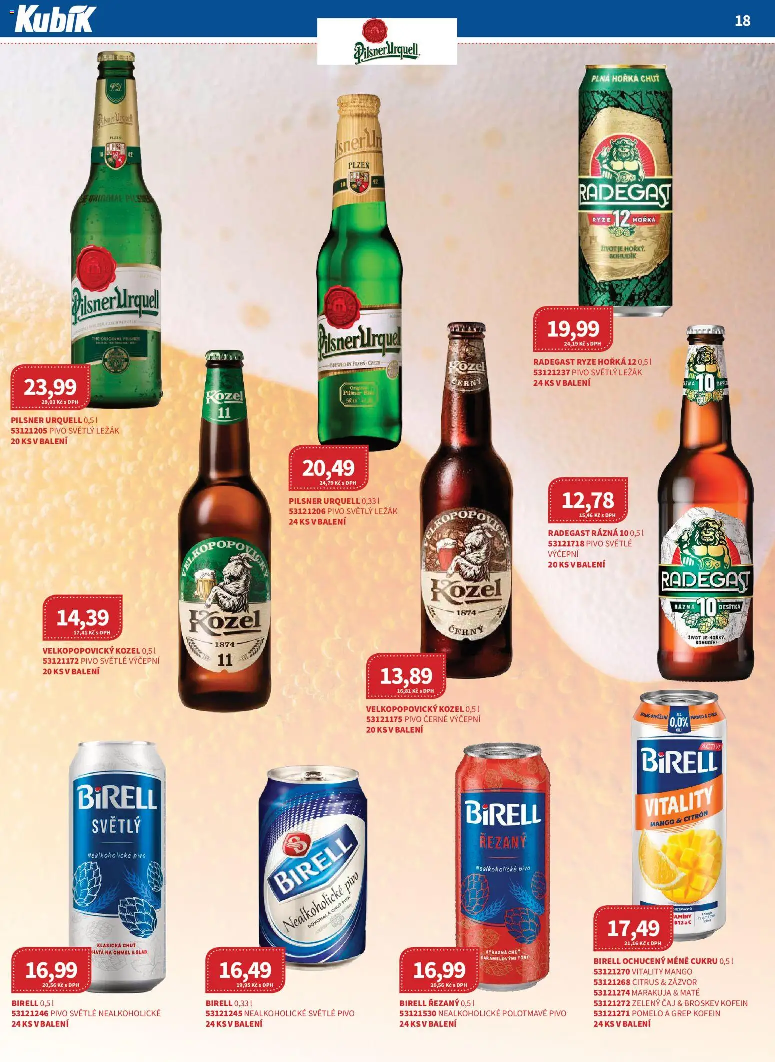 Kubík leták - Velkoobchod 04/2026 od 01.04.2026 | Strana: 18 | Produkty: Rýže, Čaj, Kozel, Citron