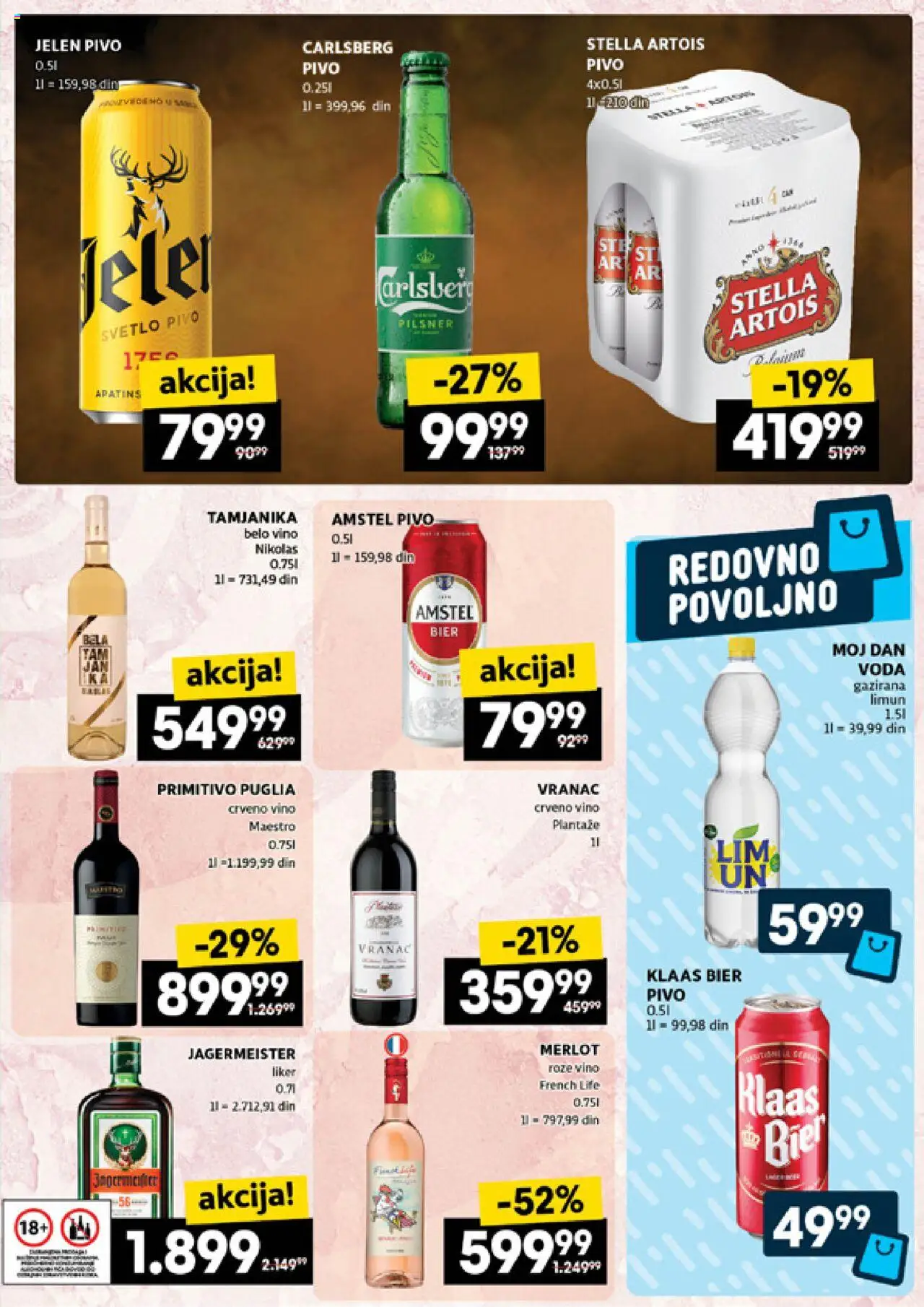 Idea katalog - važi od 09.10.2025 | Strana: 13 | Proizvode: Amstel, Belo vino, Carlsberg, Roze vino