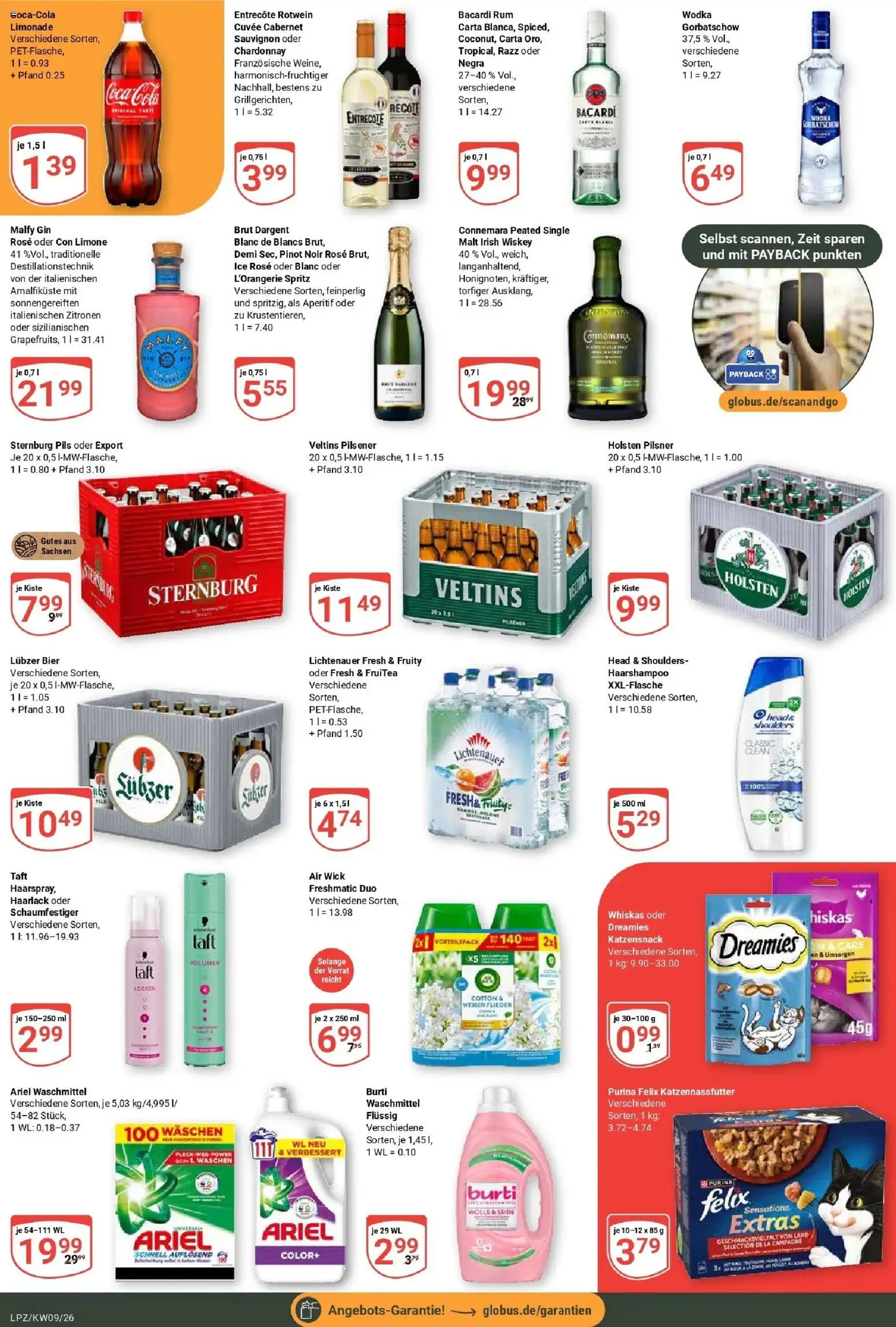 Globus Prospekt Leipzig – gültig ab 23.02.2026 | Seite: 3 | Produkte: Rum, Head & shoulders, Holsten, Lubzer