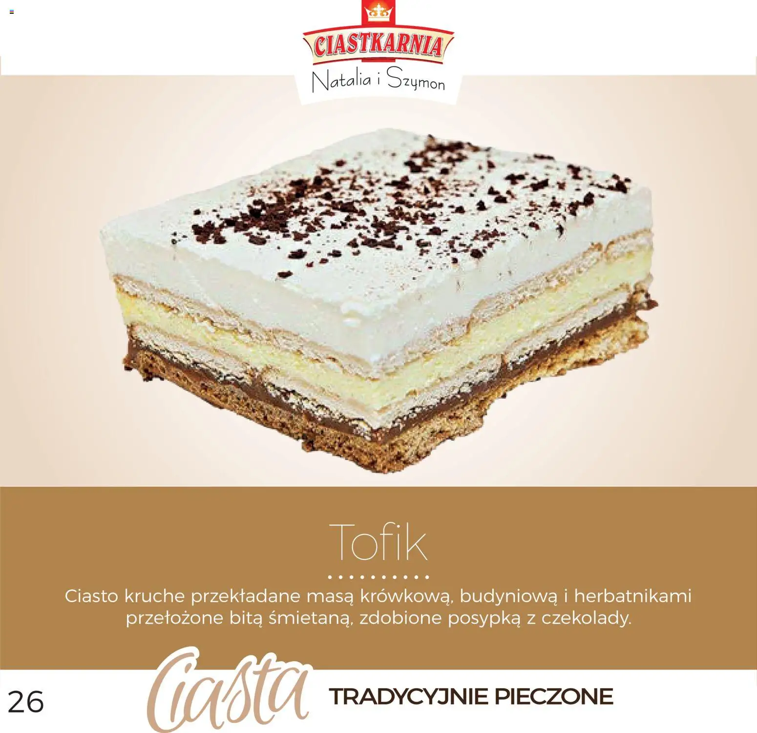 Topaz Gazetka - Ciasta  od 01.12.2025 | Strona: 26 | Produkty: Ciasto