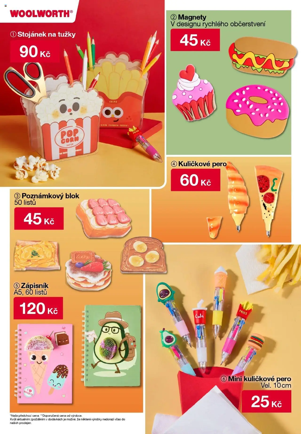 Woolworth leták od 10.10.2025 | Strana: 31 | Produkty: Pero, Zápisník, Blok