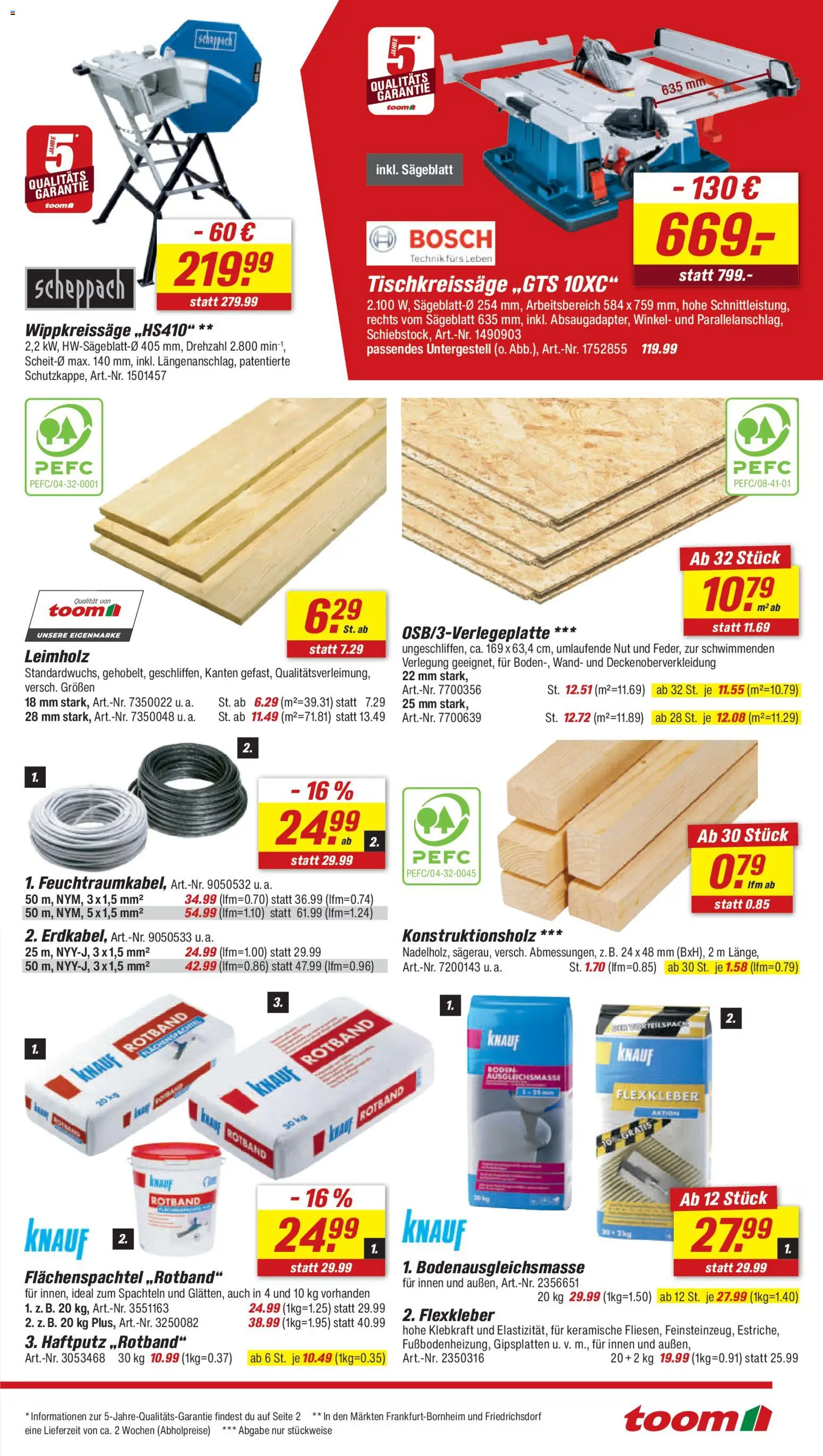 Toom Baumarkt Prospekt 	 – gültig ab 10.01.2026 | Seite: 3 | Produkte: Bosch