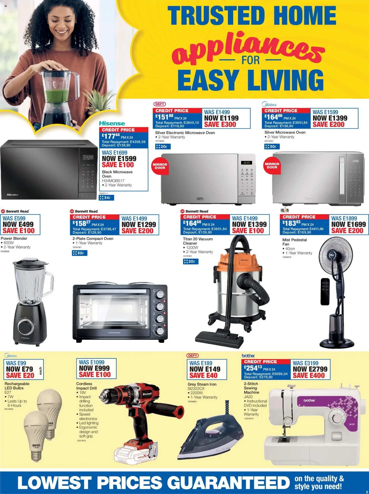 New OK Furniture catalogue – valid from 27.12.2025 | Page: 5 | Products: Pedestal, Iron, Drill, Mirror