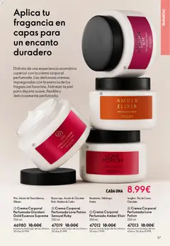Vista previa Oriflame - Catálogo Campaña 2 válido desde el 28.01.2026 | Página: 57 | Productos: Fragancia, Chocolate, Crema, Body