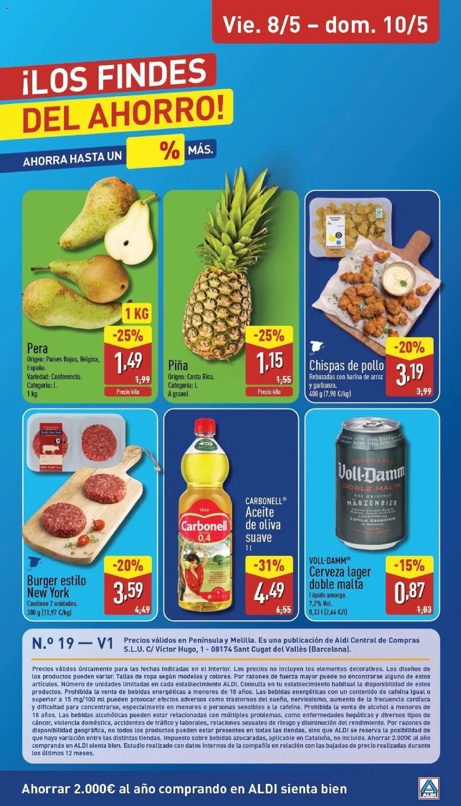 Aldi folleto Península │ válido desde el 04.05.2026 | Página: 27 | Productos: Cerveza, Arroz, Piña, Nuggets