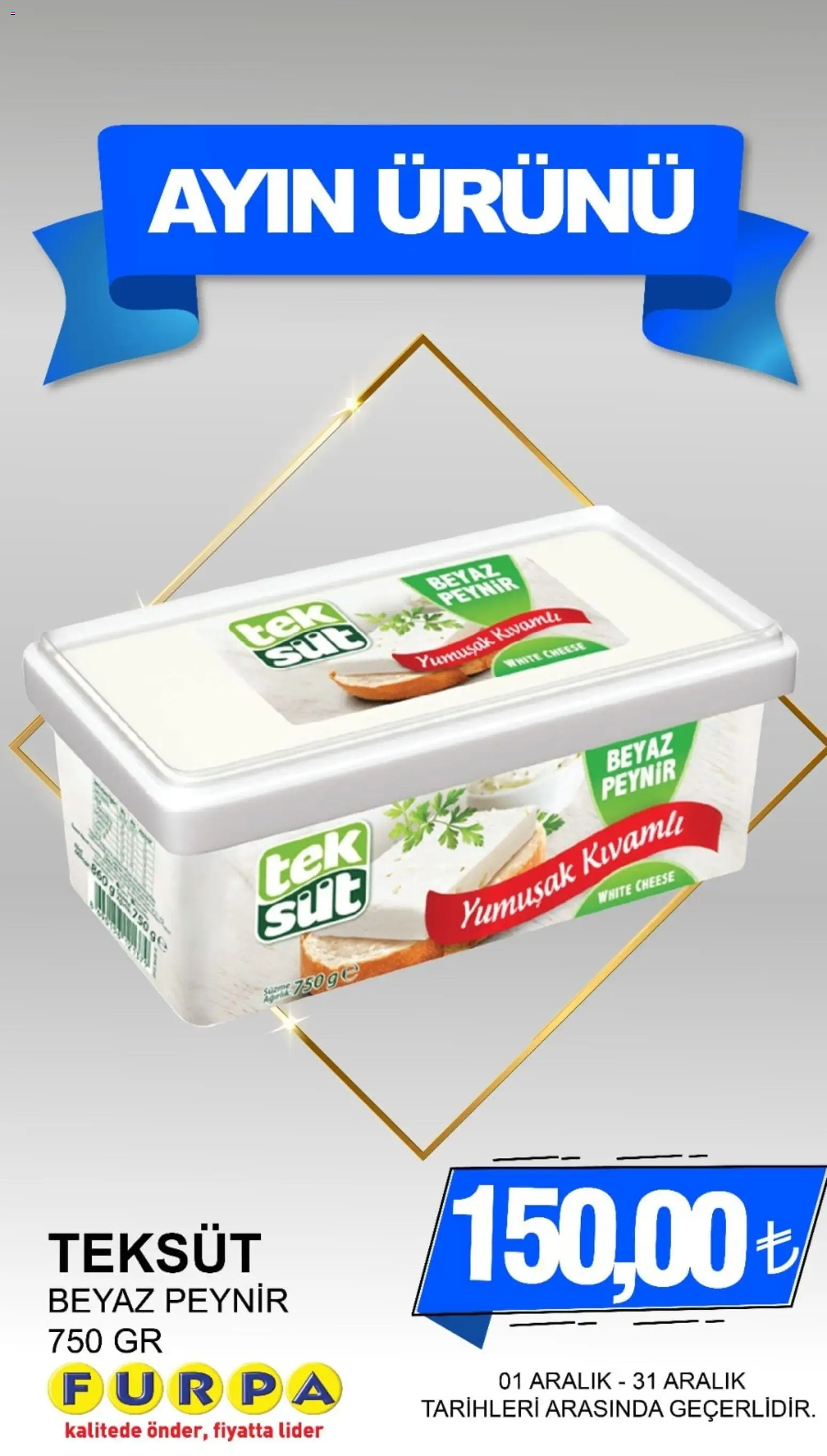 Furpa Ayın Ürünleri - 01.12.2025 tarihinden itibaren geçerlidir | Sayfa: 18 | Ürünler: Peynir