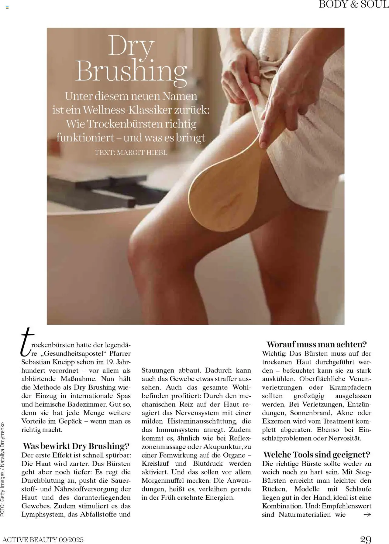 dm drogerie markt Active Beauty Magazin 09/2025 gültig ab 10.09.2025 | Seite: 29 | Produkte: Bürste