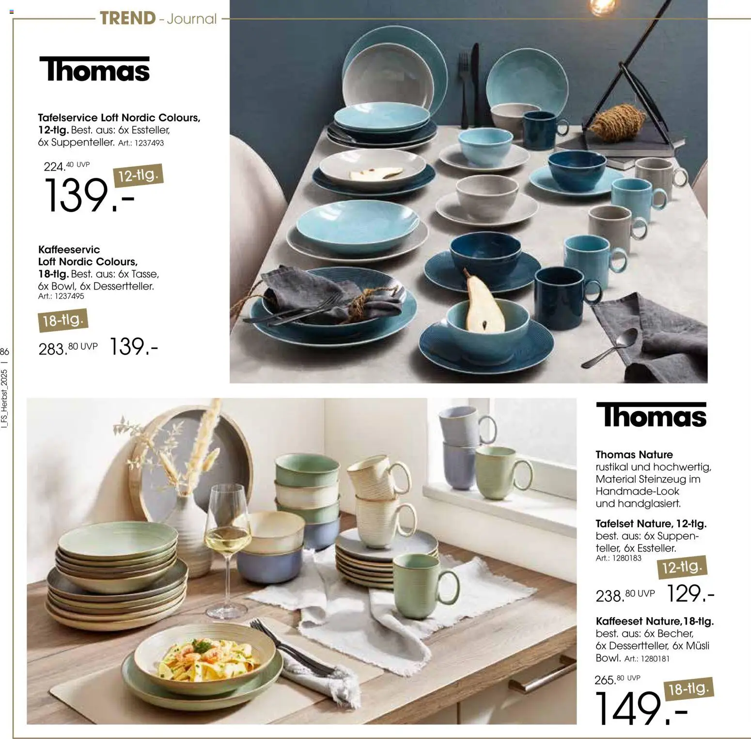 Zurbrüggen Trend-Journal Herbst – gültig ab 21.10.2025 | Seite: 86 | Produkte: Musli