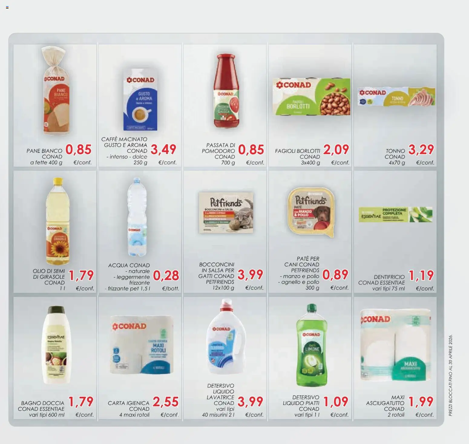 Volantino Conad del 11.03.2026 | Pagina: 45 | Prodotti: Paté, Pane, Manzo, Macinato